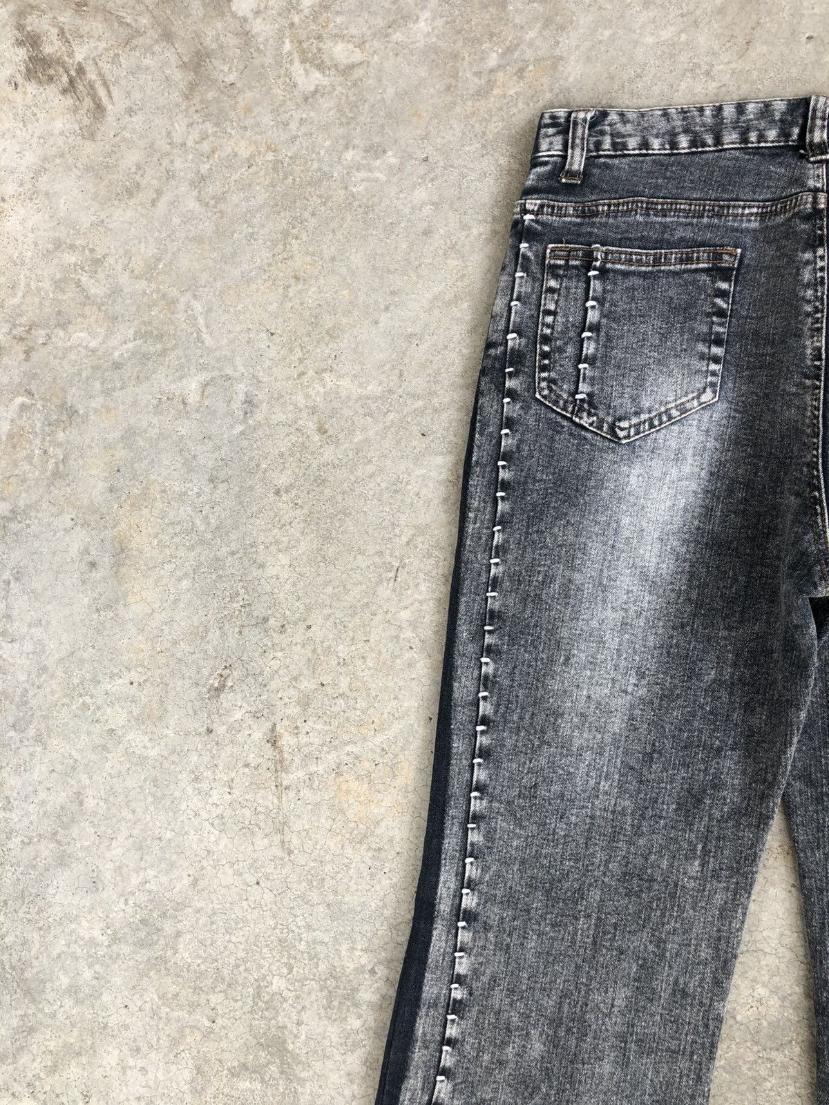If Six Was Nine Japanese Nouvo Flared Jeans Distressed Jeans Size US 30 / EU 46 - 9 Thumbnail