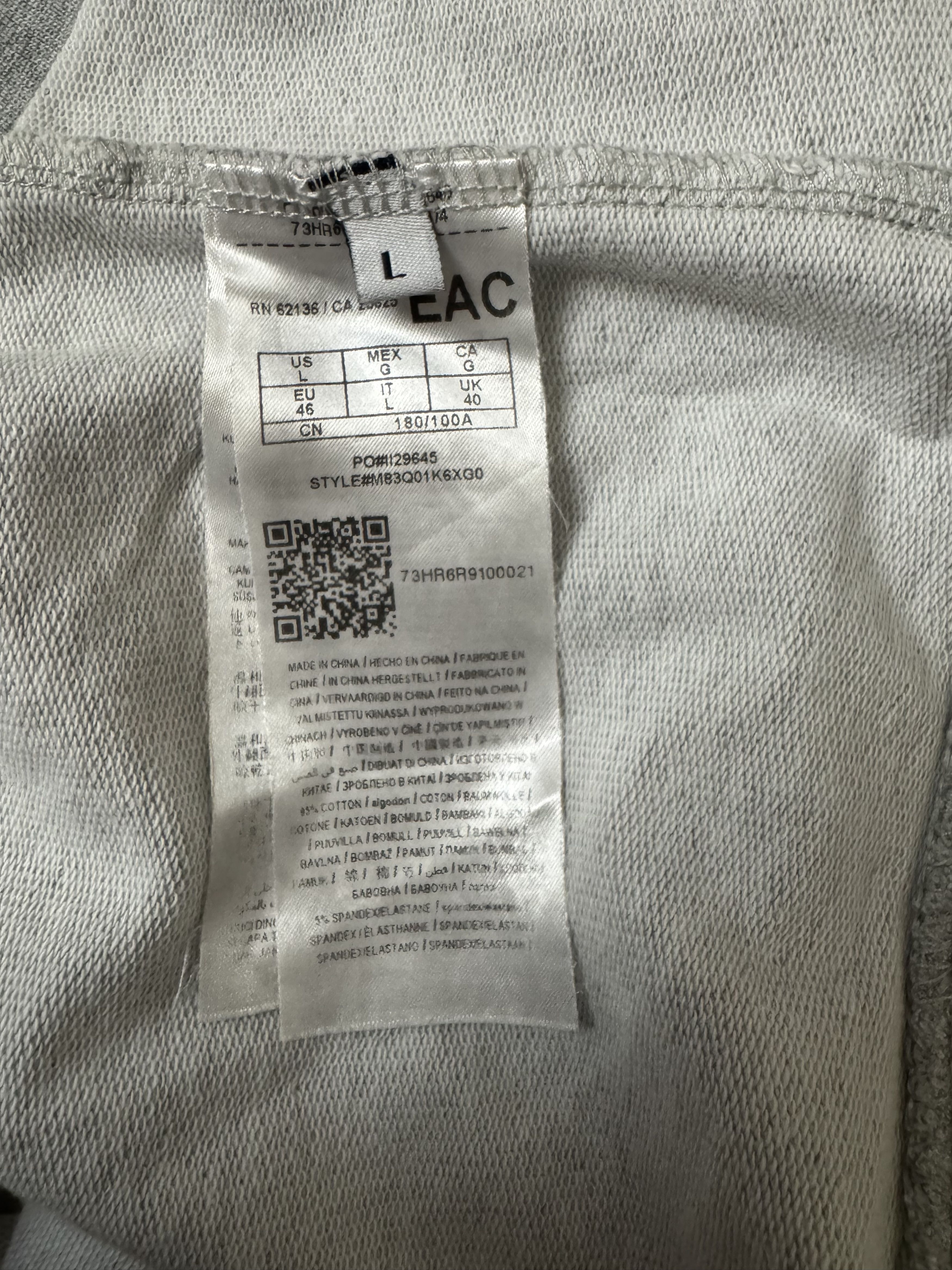 Guess Los Angeles Logo Grey Crewneck Sweatshirt Size US L / EU 52-54 / 3 - 4 Thumbnail