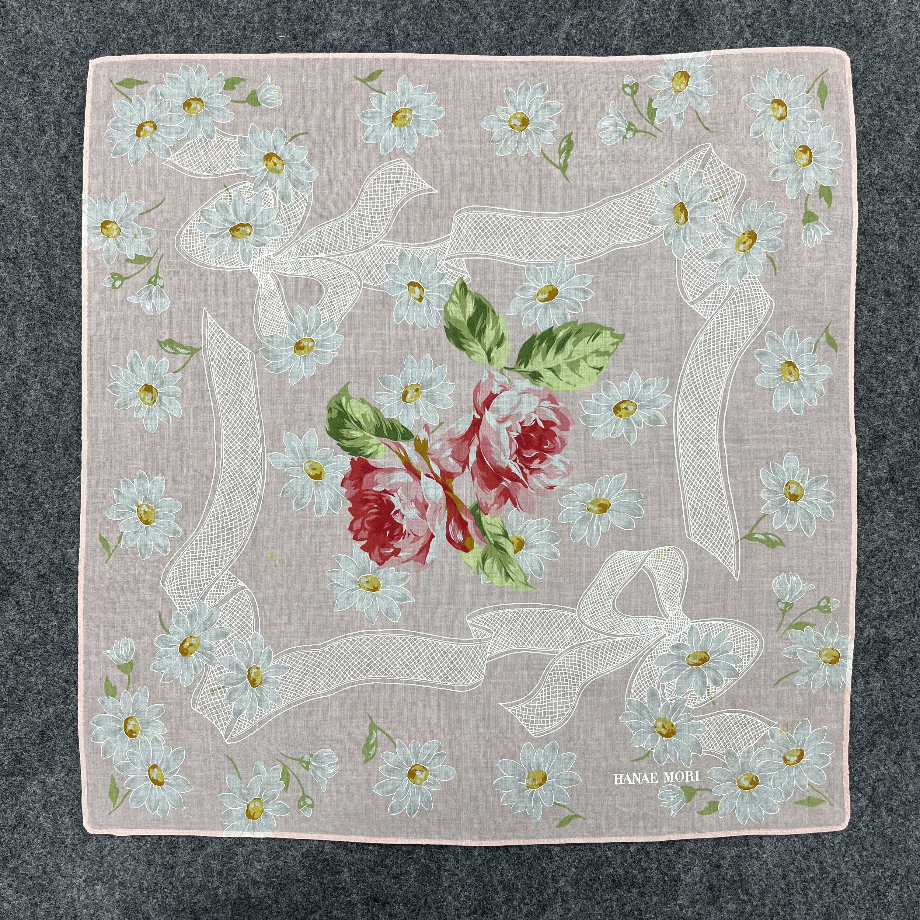 Hanae Mori × Japanese Brand Hanae Mori Bandana / Handkerchief / Neckerchief B239 Size ONE SIZE - 8 Thumbnail