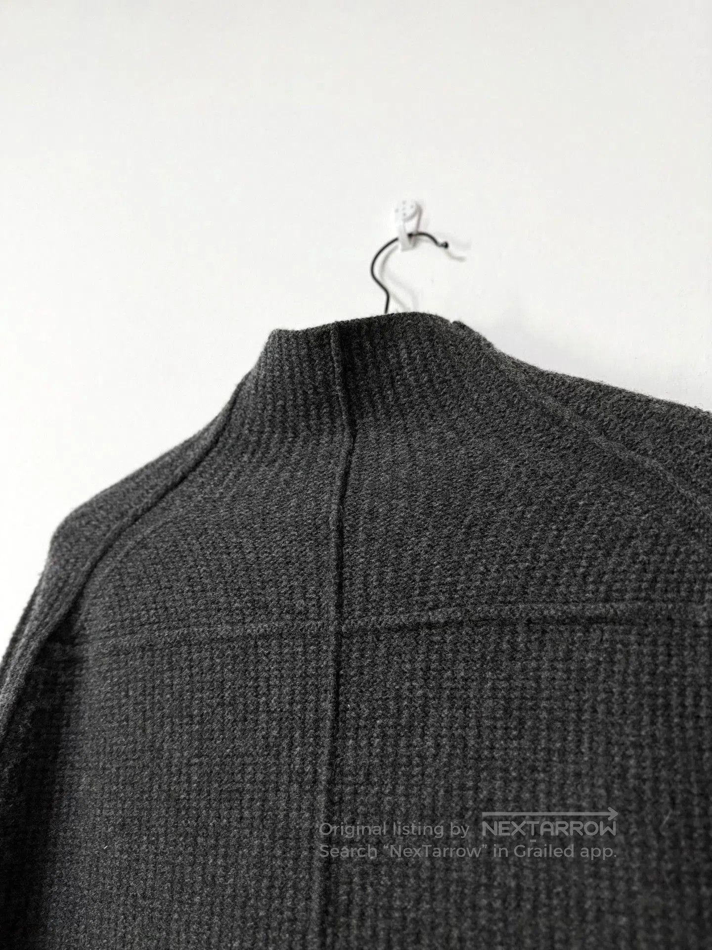 Japanese Brand Dark Deconstructed High Neck Sweater. Size US L / EU 52-54 / 3 - 1 Thumbnail