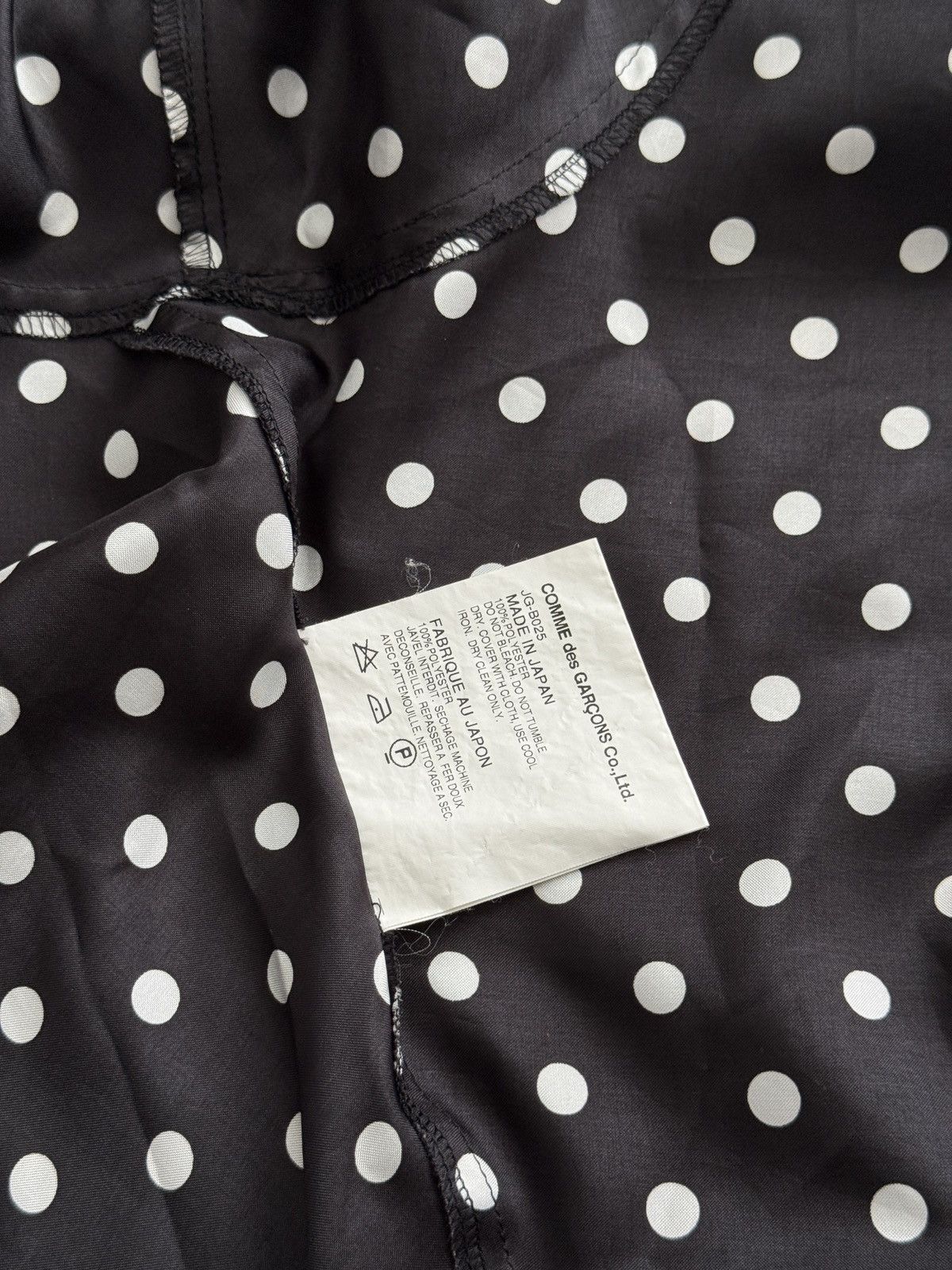 Junya Watanabe Junya Watanabe Polka Dot Short Sleeve Shirt Size XS / US 0-2 / IT 36-38 - 4 Thumbnail
