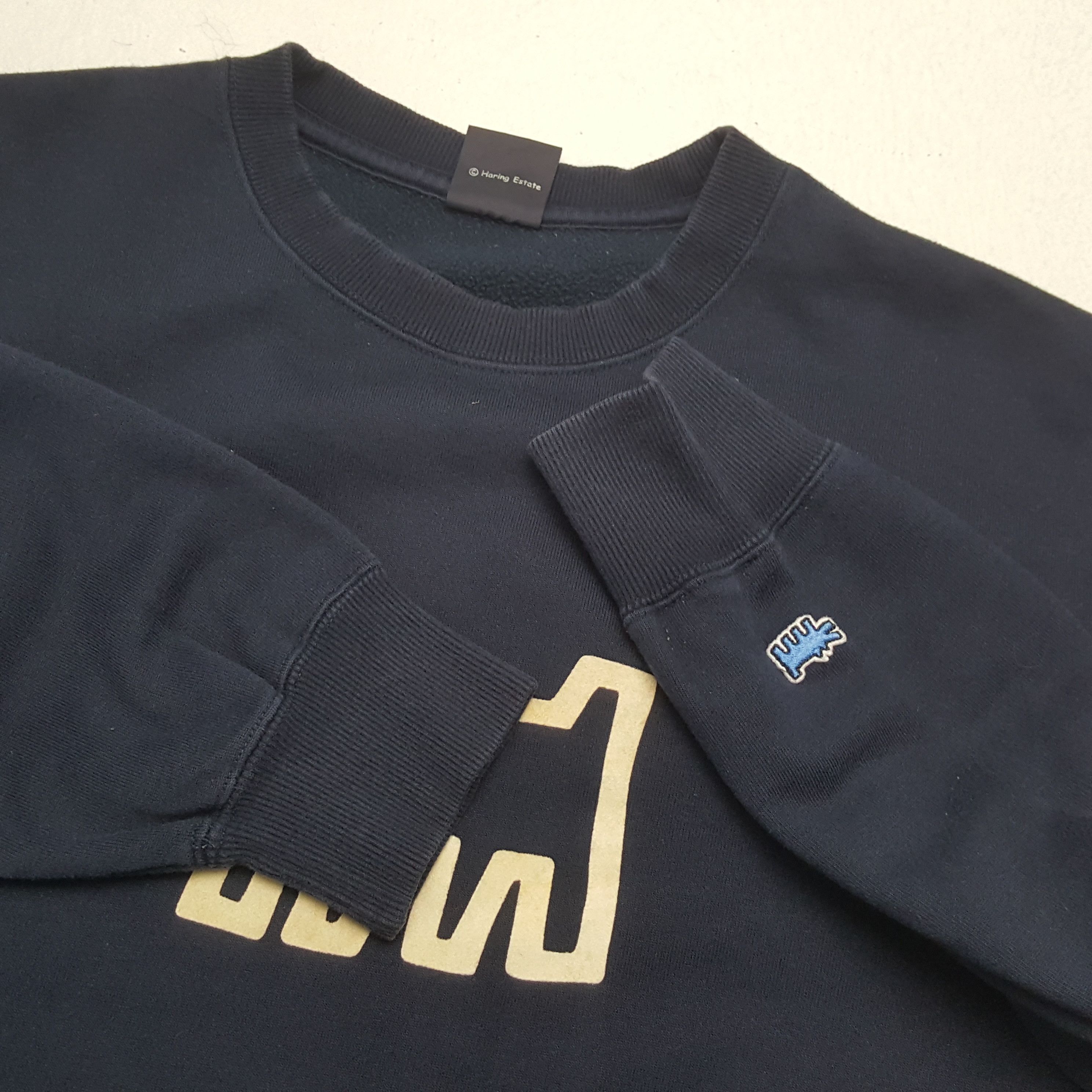 Keith Haring × Uniqlo × Vintage Vintage KEITH HARING American Art Artist Promo Sweatshirts Size US L / EU 52-54 / 3 - 10 Thumbnail