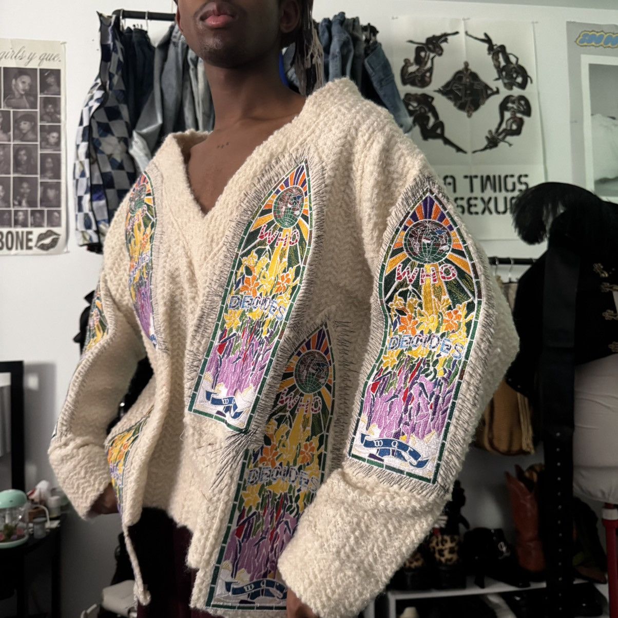 Who Decides War Who decides War Off White Sweater Size US M / EU 48-50 / 2 - 2 Thumbnail