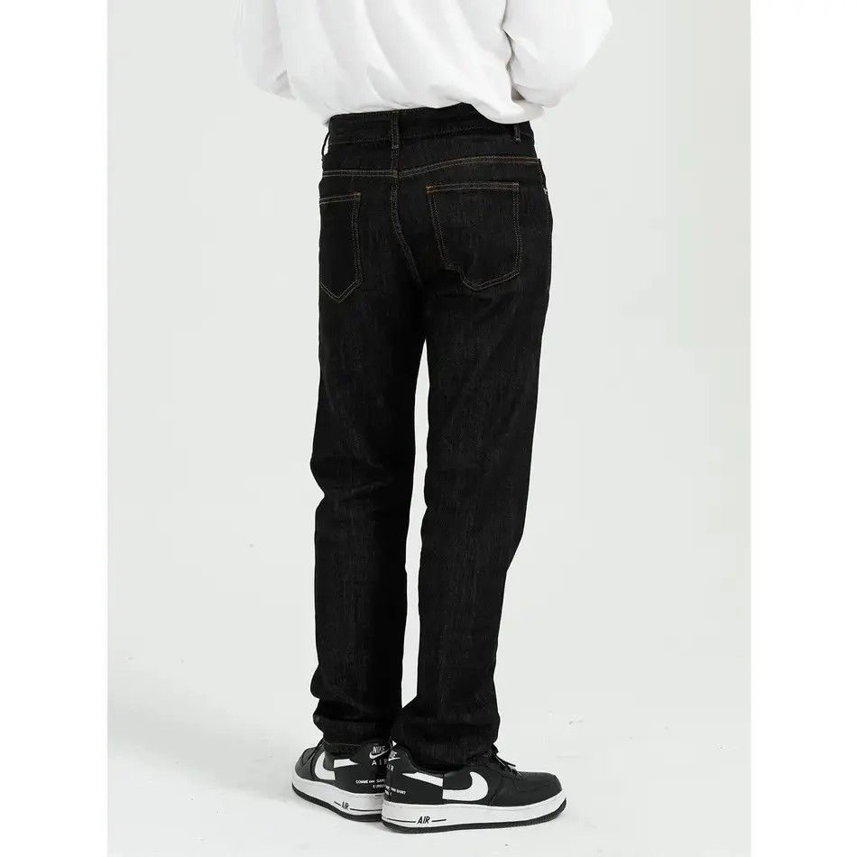Japanese Brand Retro loose high street straight leg jeans Size US 32 / EU 48 - 3 Thumbnail