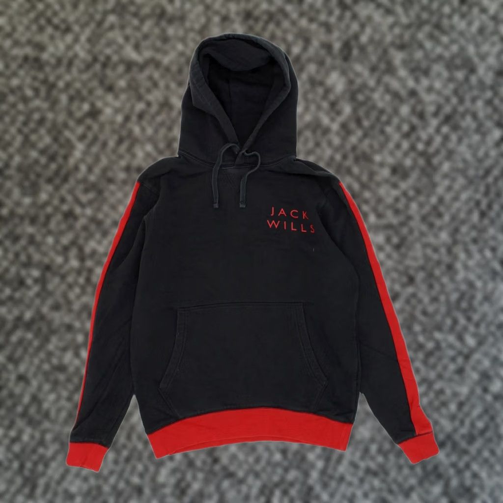 Jack Wills JACK WILLS Mens Hoodie Jumper XS Black Cotton Size US XS / EU 42 / 0 - 1 Thumbnail