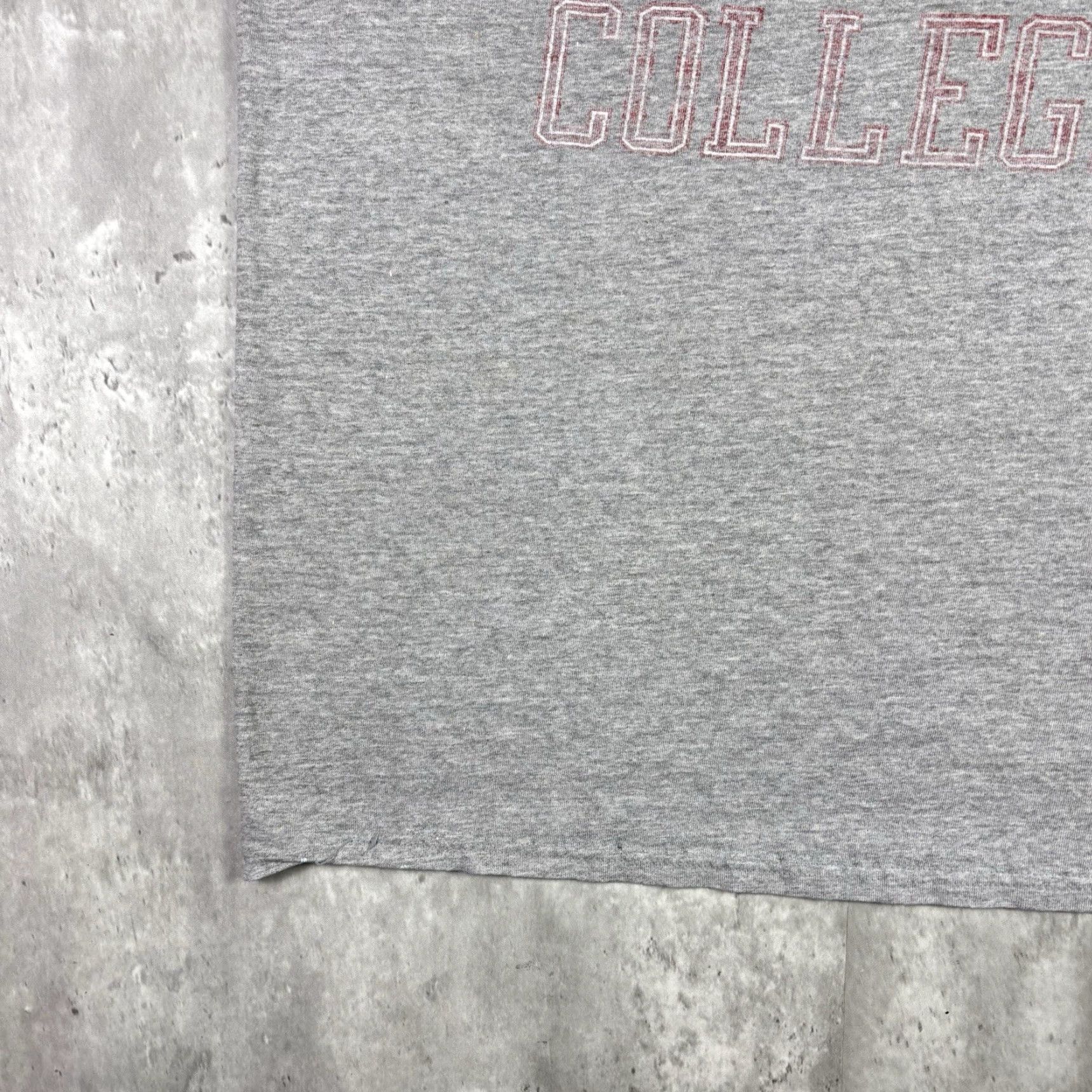 Jansport VINTAGE Albright College T Shirt Jansport Gray Short Sleeve Distressed Faded LG Size US L / EU 52-54 / 3 - 7 Thumbnail