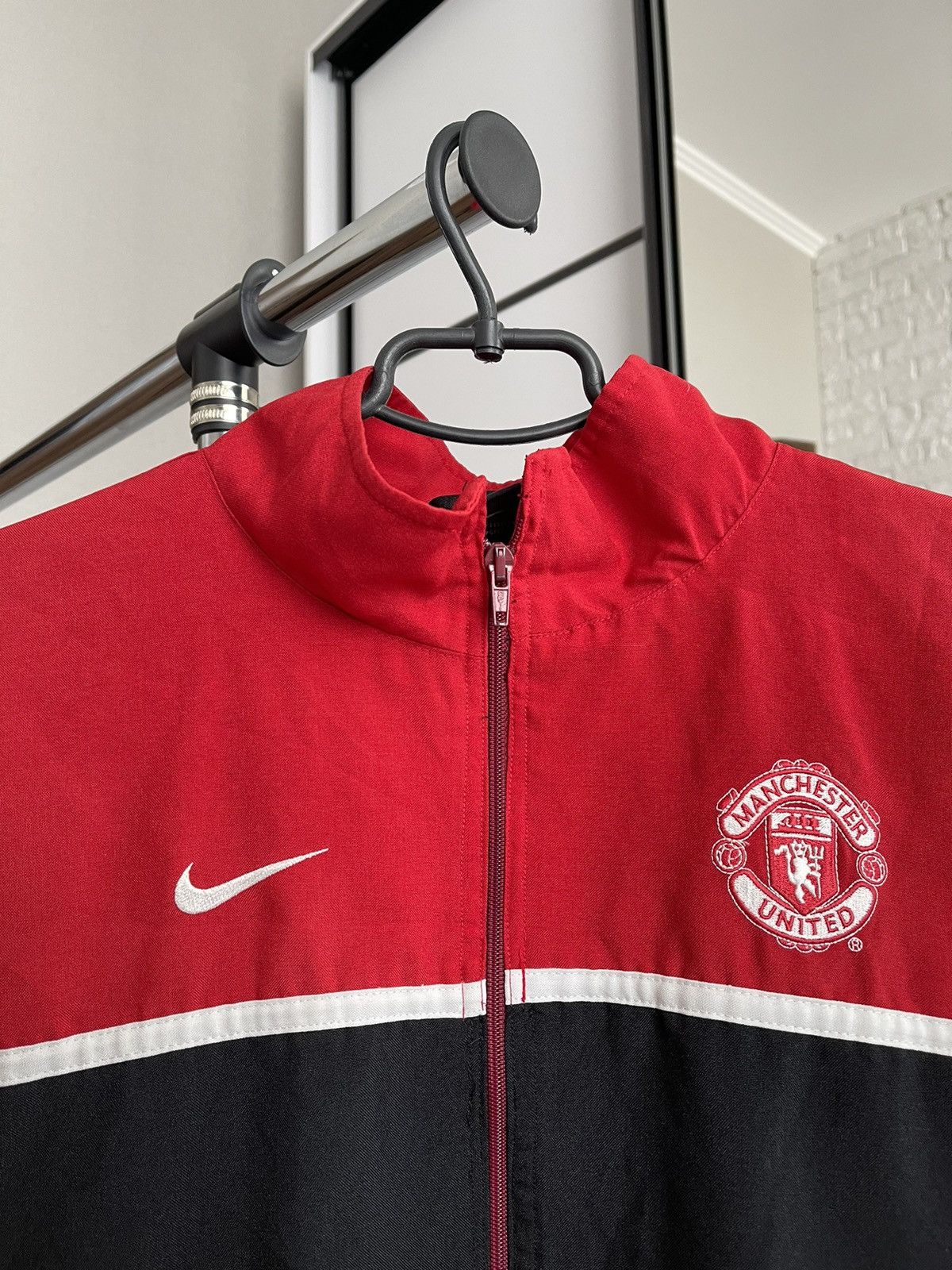 Vintage Nike Manchester United Vintage Track Soccer Jacket 90s Size US XL / EU 56 / 4 - 6 Thumbnail