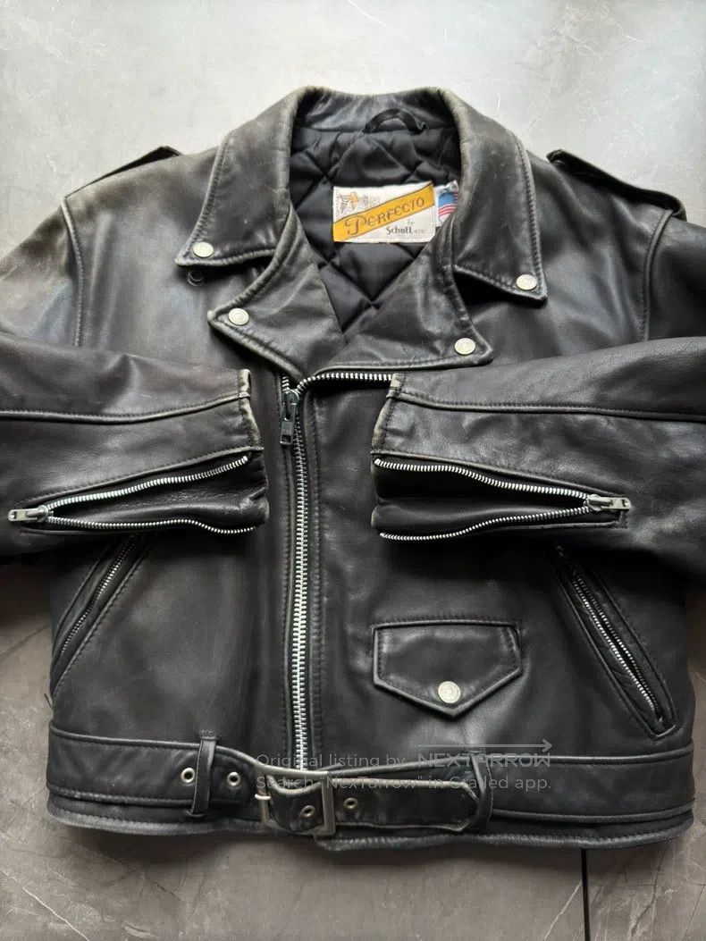 Schott Schott Motorcycle leather jacket Size M / US 6-8 / IT 42-44 - 6 Thumbnail