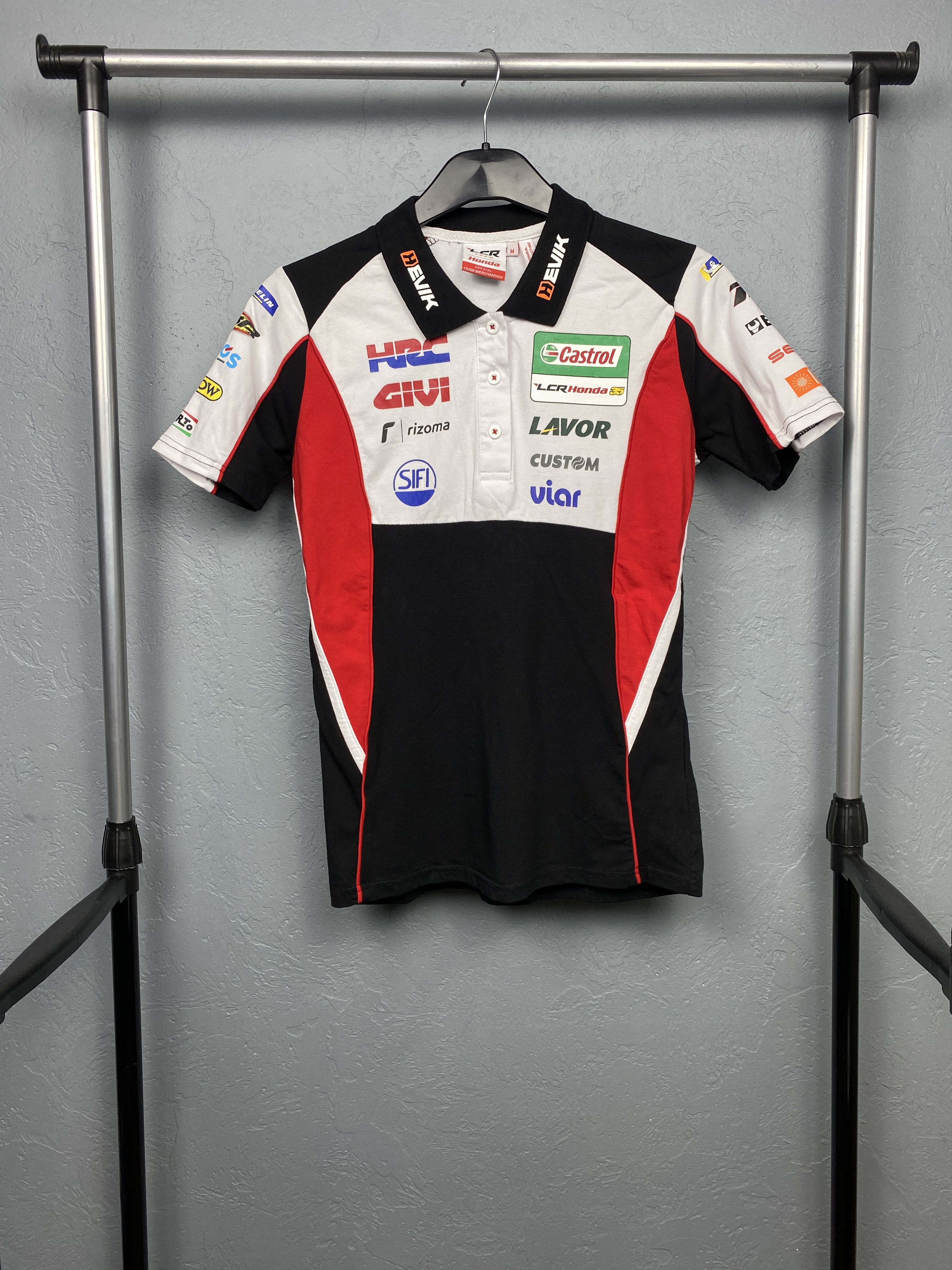 Honda × Vintage Honda Racing Team Vintage Womens Polo Shirt Size M / US 6-8 / IT 42-44 - 1 Thumbnail