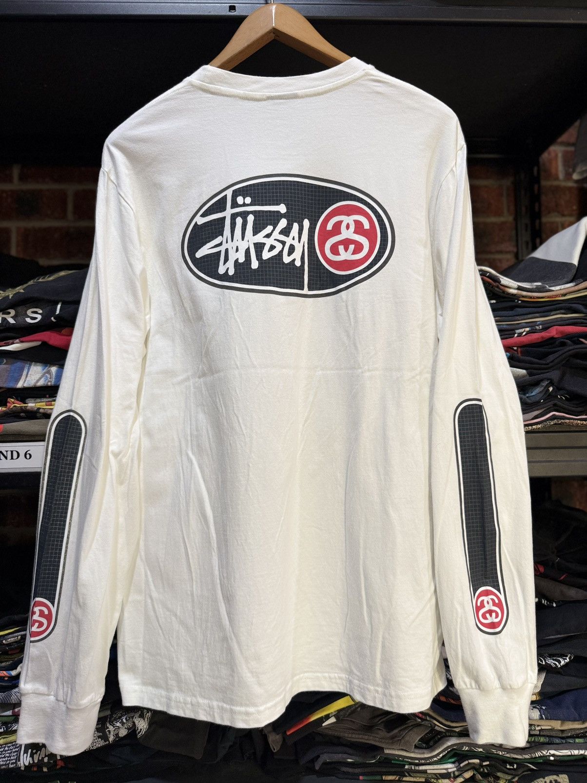 Stussy Vintage Stussy Classic Logo Backhit Streetwear Long Sleeve T Size US XL / EU 56 / 4 - 1 Thumbnail
