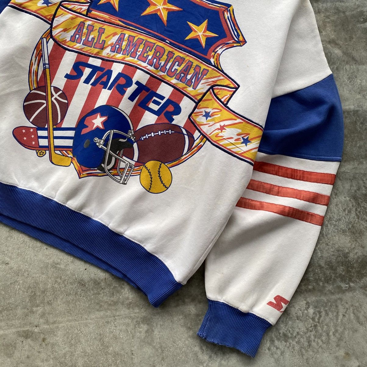 Starter × Vintage Rare!Vintage Starter Sweatshirt Size US M / EU 48-50 / 2 - 2 Thumbnail