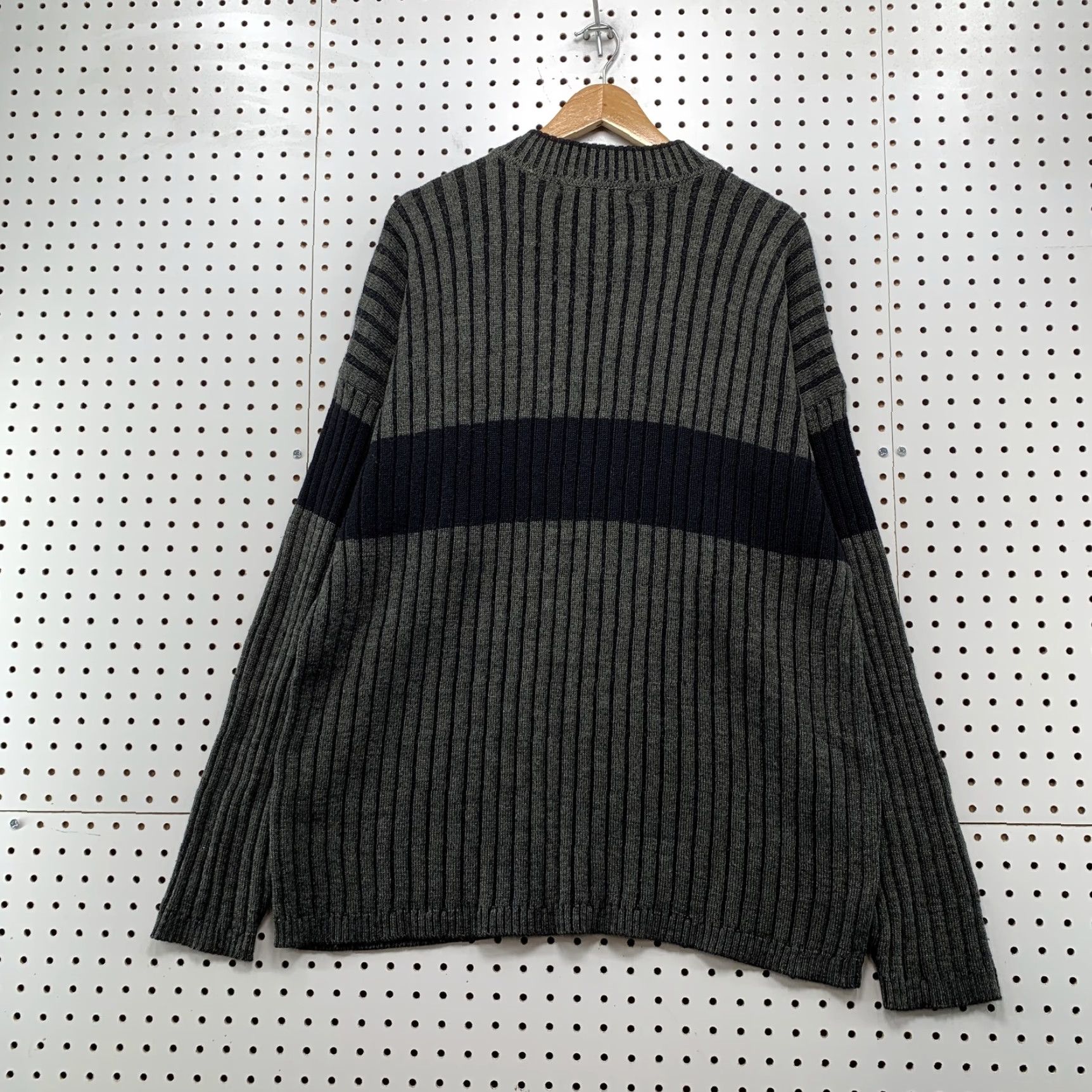 Vintage VINTAGE Bachrach Wool Blend Sweater Gray XXL Crew Neck Pullover Long Sleeve Casual Mens Size US XXL / EU 58 / 5 - 7 Thumbnail
