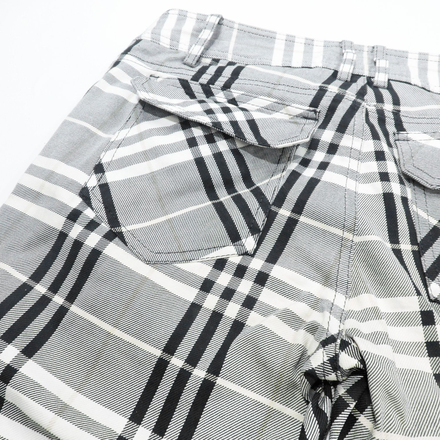 Burberry BURBERRY BLUE LABEL NOVA CHECK GREY BLACK LONG PANTS Size 25" / US 0 / IT 36 - 18 Thumbnail