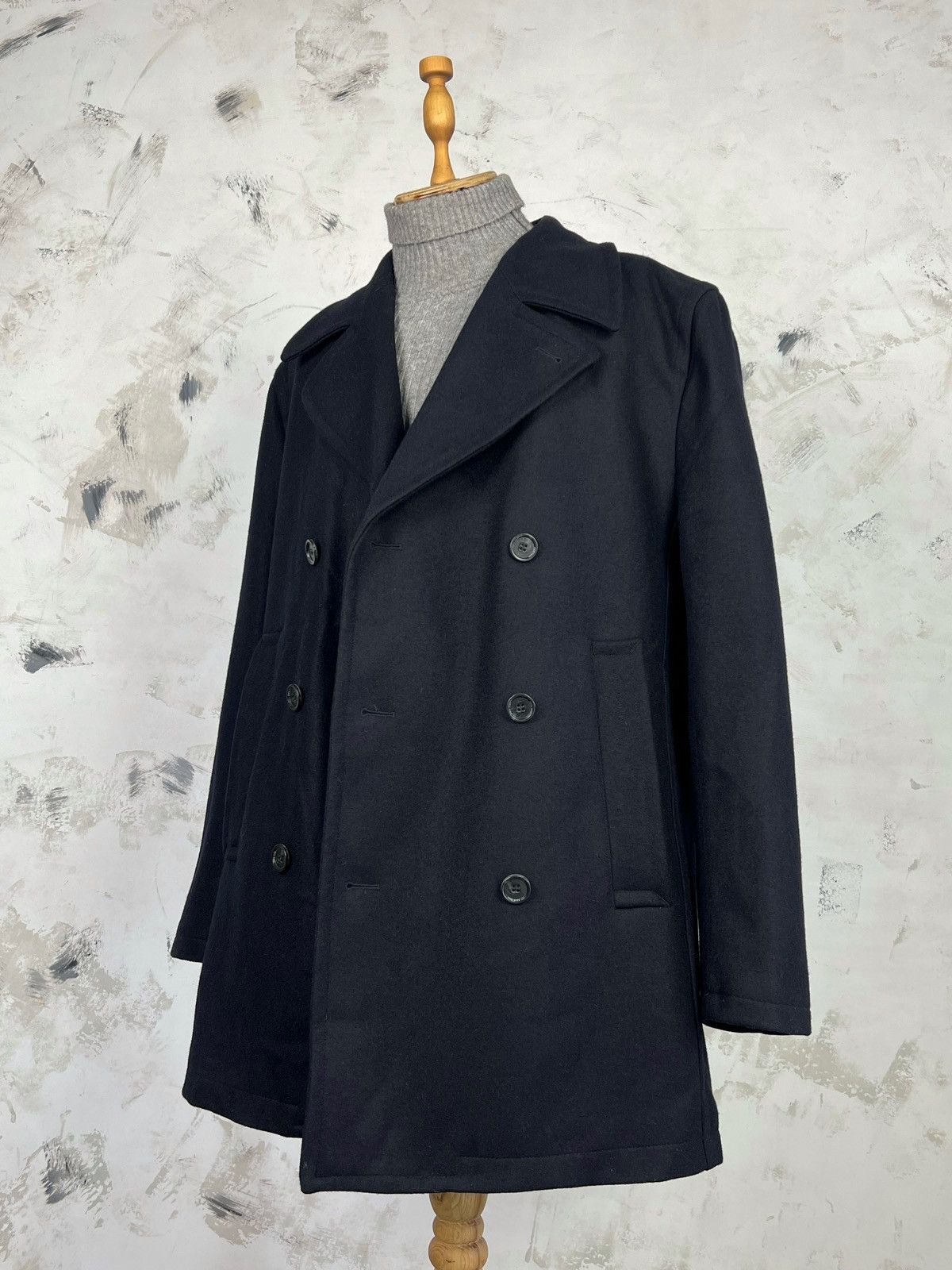 Pierre Cardin Pierre Cardin Navy Blue Coat Jacket Size L 52 Size US L / EU 52-54 / 3 - 1 Thumbnail