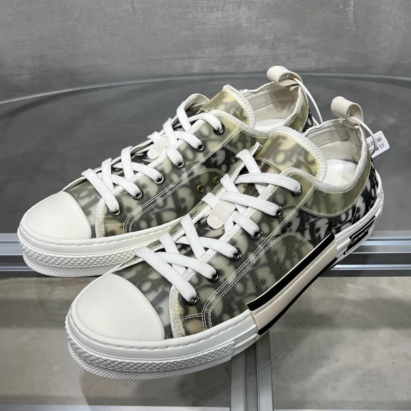 Dior Dior B23 Monogram Low-Top Sneakers 42 Size US 9 / EU 42 - 2 Thumbnail