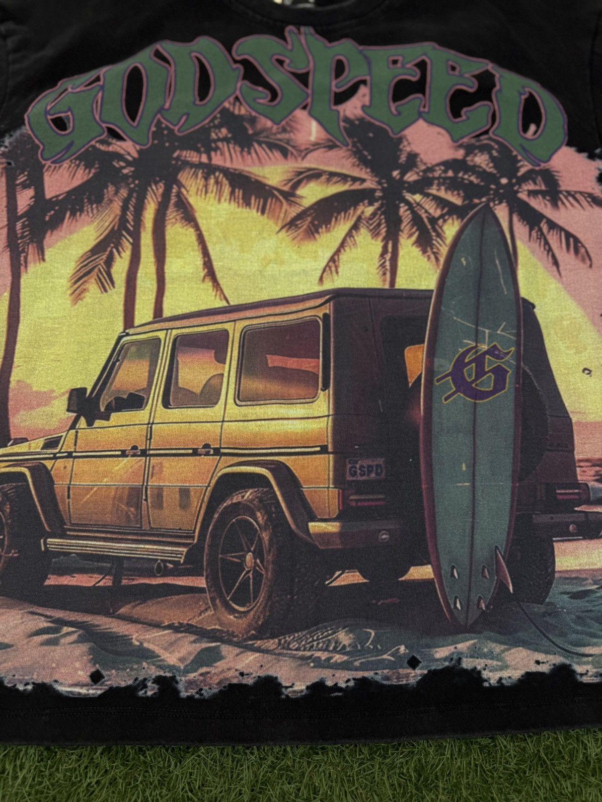 Godspeed Godspeed Black Miami G Wagon Tee Shirt Size M (NEW) Size US M / EU 48-50 / 2 - 3 Thumbnail
