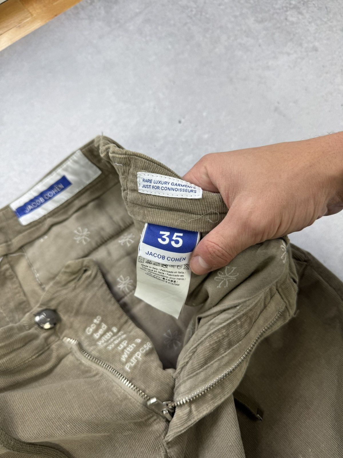 Jacob Cohen Jacob Cohen Corduroy Men's Pants Size US 35 - 7 Thumbnail