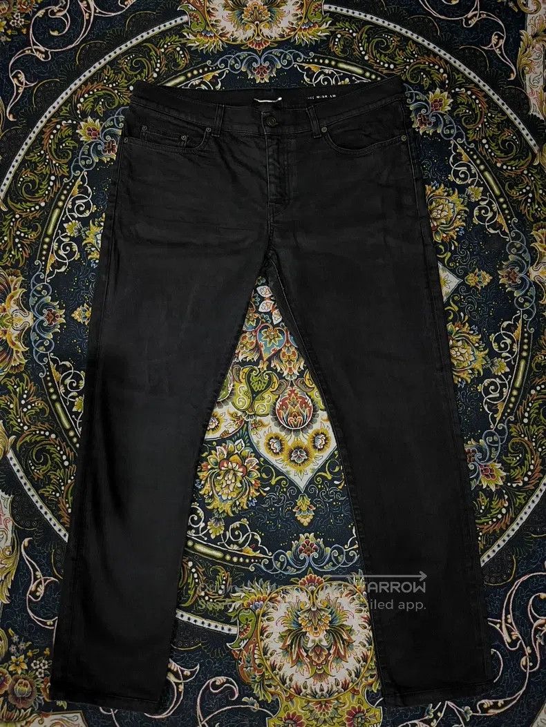Saint Laurent Paris Saint Laurent Paris Black Mud Basic Denim Jeans Size US 34 / EU 50 - 1 Thumbnail