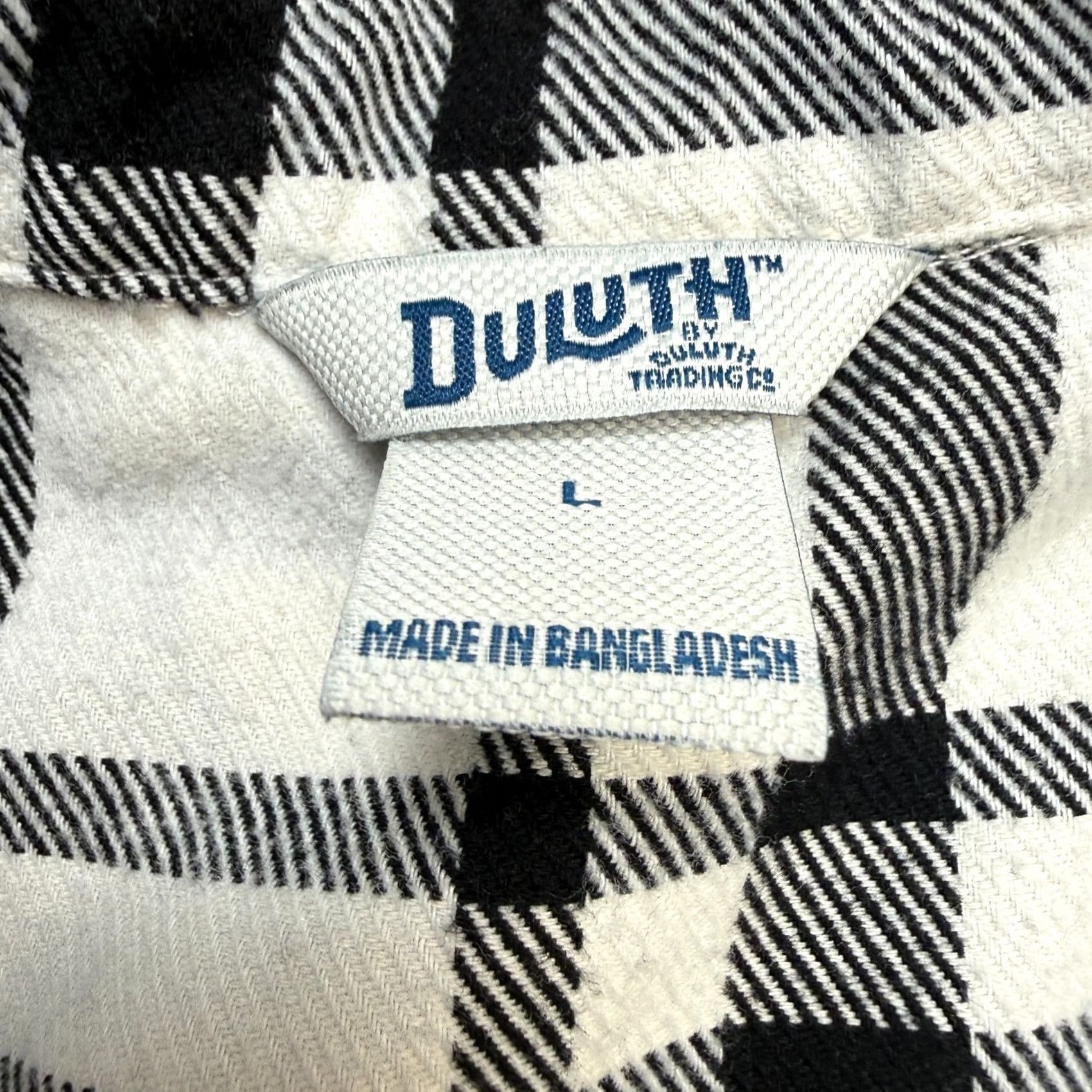 Vintage Duluth Flannel Duster Shirt Womens L White Plaid Pockets Button-Up Casual Workwear Vintage No Size L / US 10 / IT 46 - 5 Thumbnail