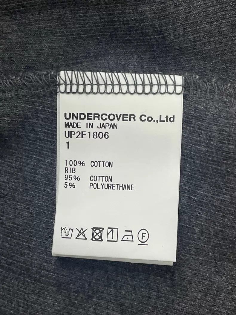 Undercover Undercover Blue Denim Patchwork Grey Zip Hooded Jacket Size US S / EU 44-46 / 1 - 4 Thumbnail