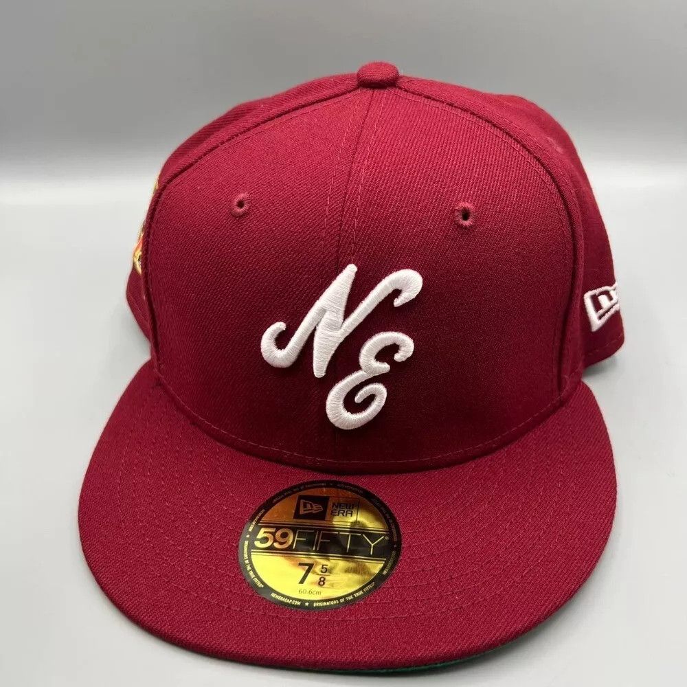 New Era New Era Logo Hat Men 7 5/8 Retro 100 Anniversary Fitted Cap Size ONE SIZE - 1 Thumbnail