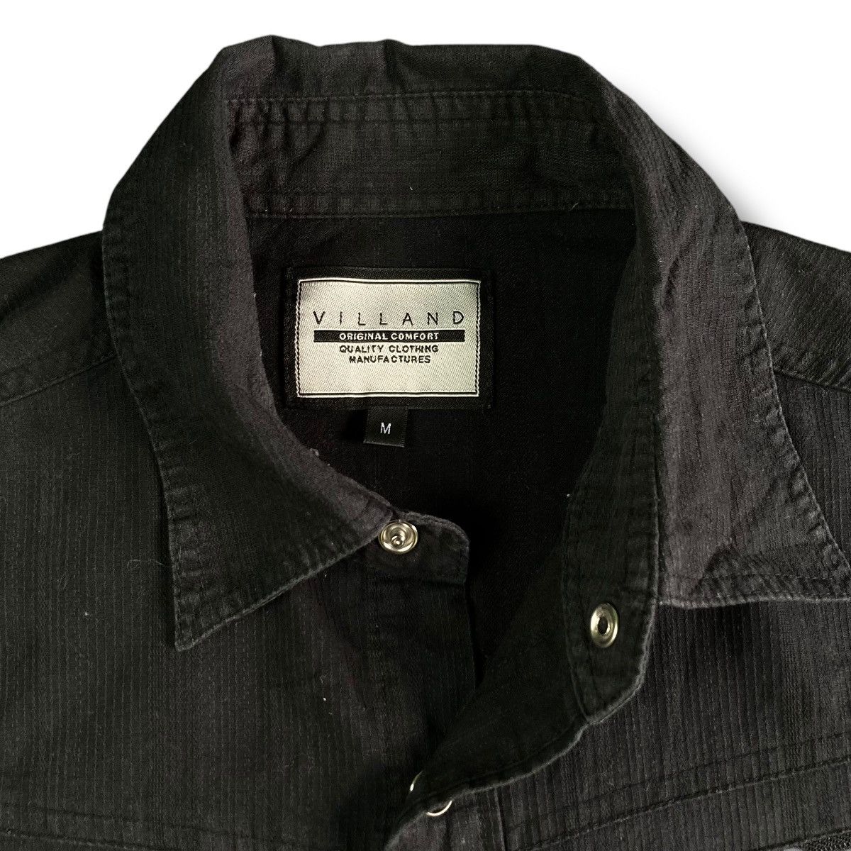 If Six Was Nine 🇯🇵 VILLAND BUTTON UP PUNK GOTHIC AVANT GARDE WORKSHIRT Size US M / EU 48-50 / 2 - 6 Thumbnail