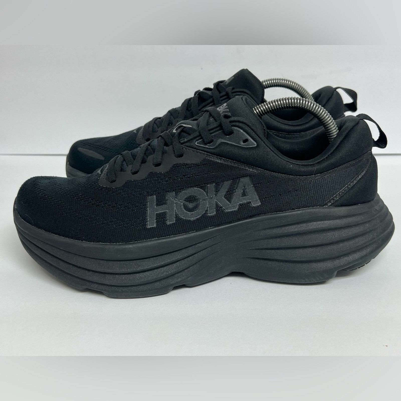 Hoka Hoka Men's Bondi 8 Lace Up Athletic Running Shoes WORN ONCE Size US 10 / EU 43 - 1 Thumbnail