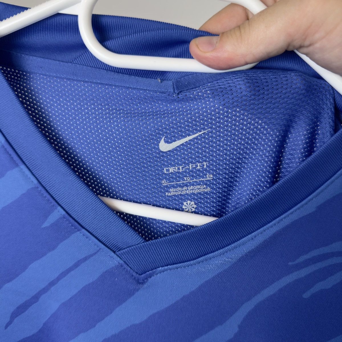 Nike Birmingham City 2021/22 Home Football T-shirt Jersey Size US XL / EU 56 / 4 - 6 Thumbnail