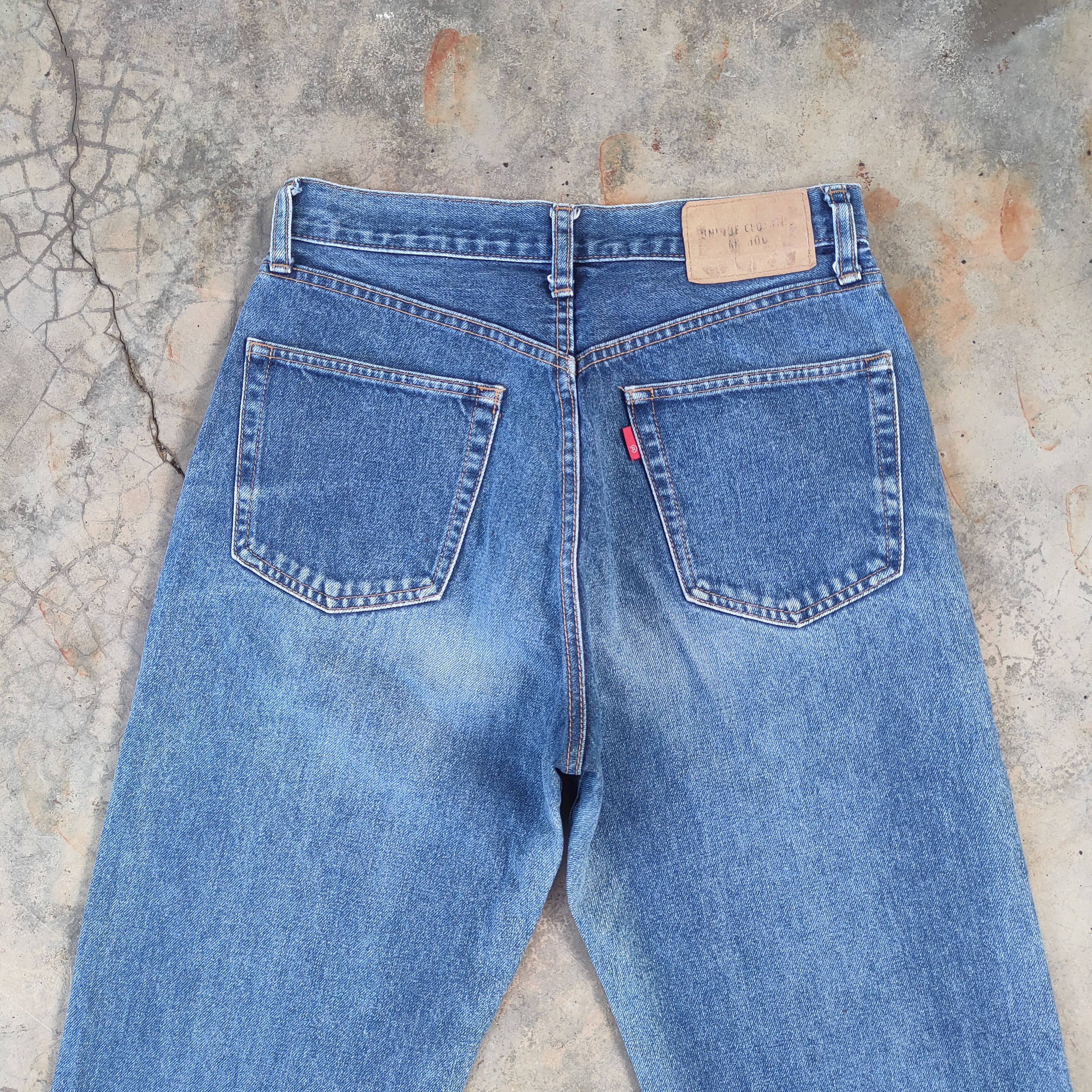 Warehouse W27 VINTAGE WAREHOUSE FADED BLUE WASH JEAN PANTS Size US 27 - 8 Thumbnail