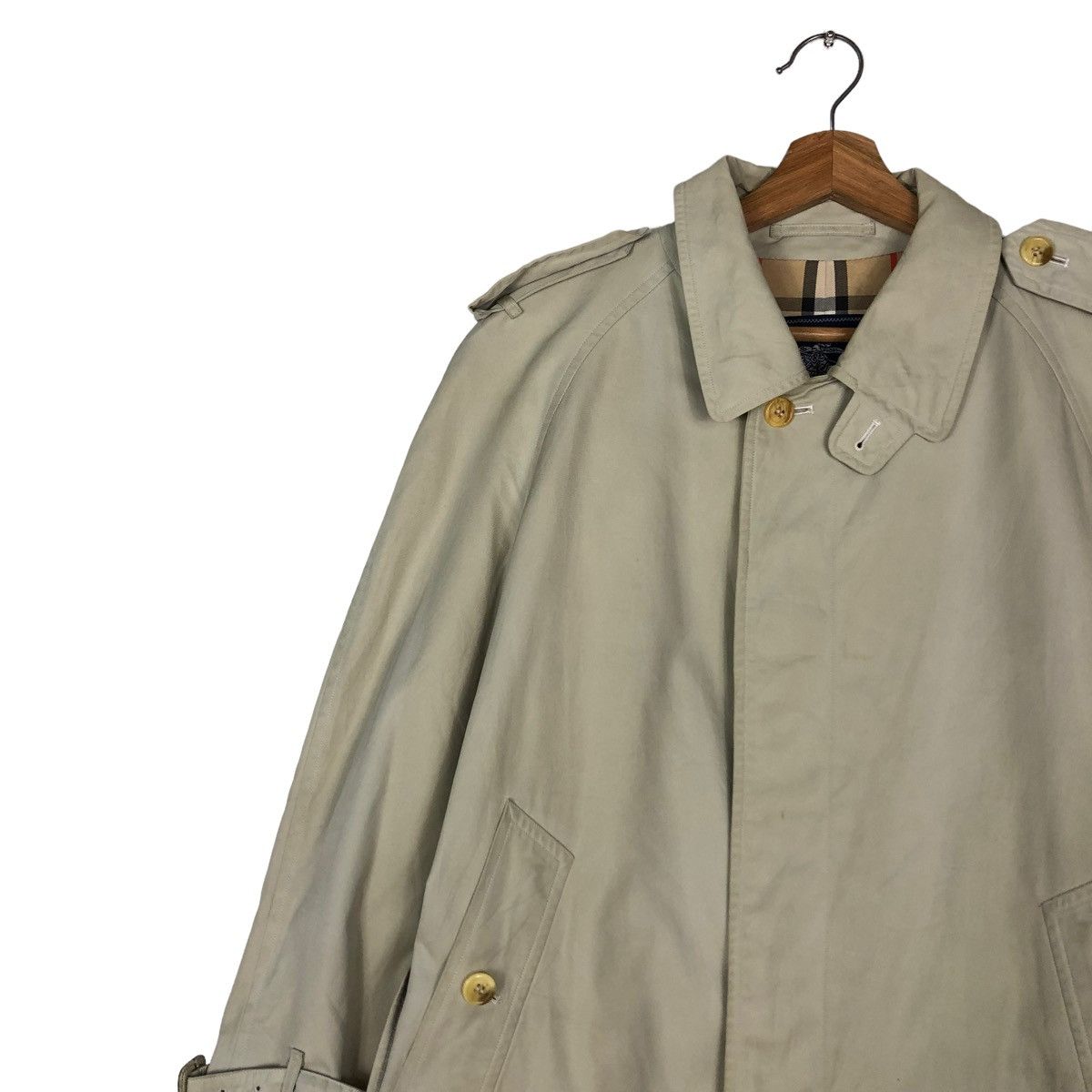 Burberry 🔥Vintage Trench Coats Burberrys Nova Check Lining Size US M / EU 48-50 / 2 - 10 Thumbnail