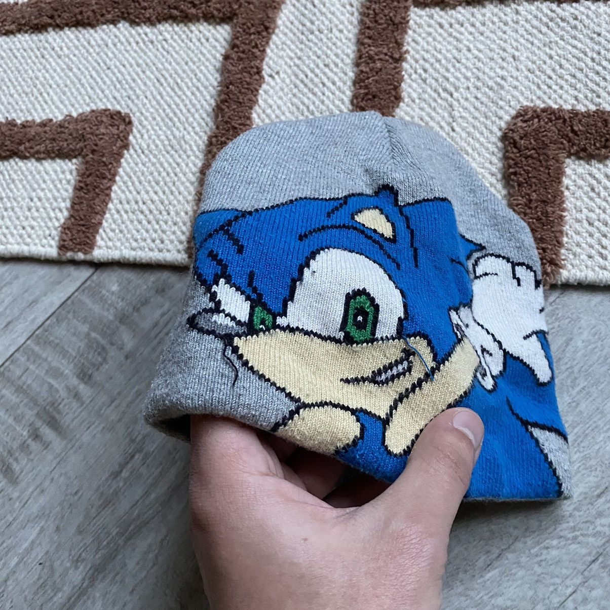 Japanese Brand AMAZING SONIC X Y2K ANIME BEANIE HAT Size ONE SIZE - 4 Thumbnail