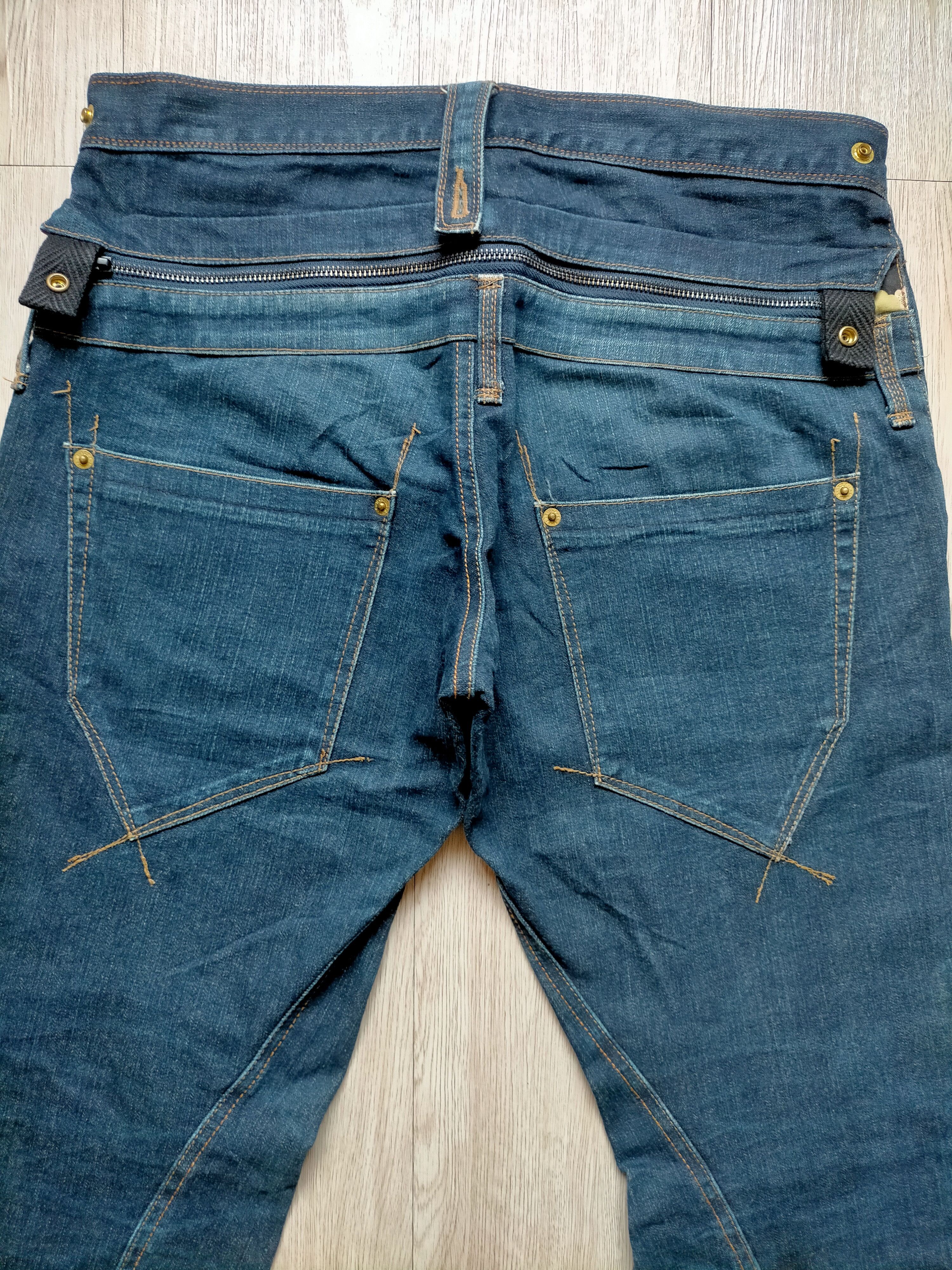 PPFM Vintage PPFM Japan Hidden kimono Zipped Denim pants Size US 32 / EU 48 - 3 Thumbnail