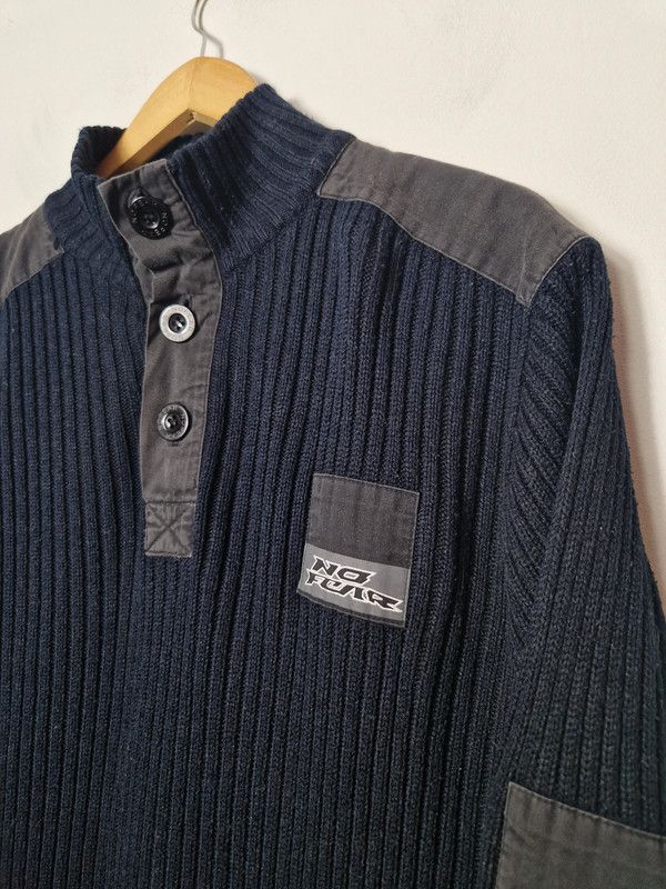 No Fear vintage No Fear sweater Size US M / EU 48-50 / 2 - 2 Thumbnail
