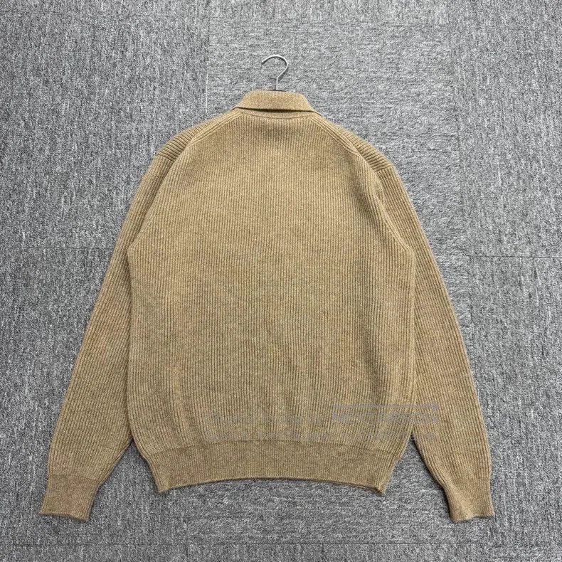 Loro Piana Ribbed Knit Polo Sweater.