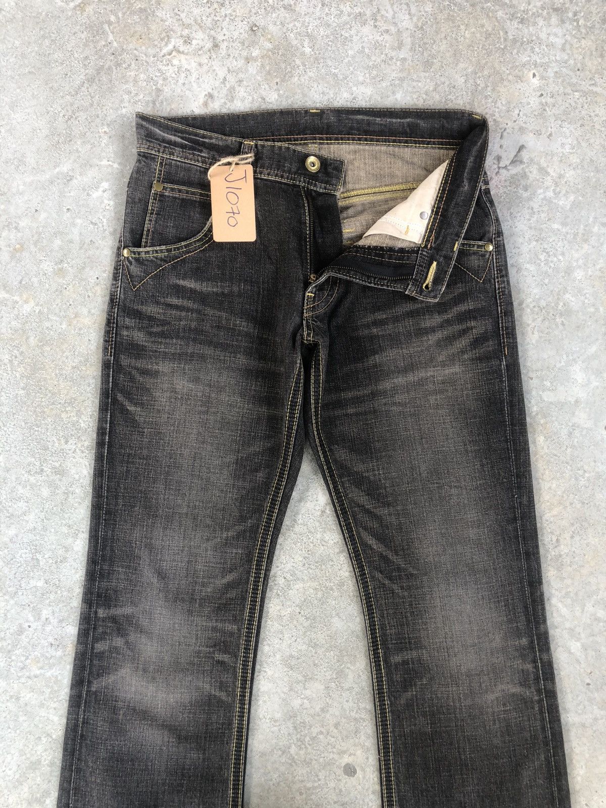 If Six Was Nine Y2k Wrangler Flared Jeans Distressed Jeans Size US 32 / EU 48 - 3 Thumbnail