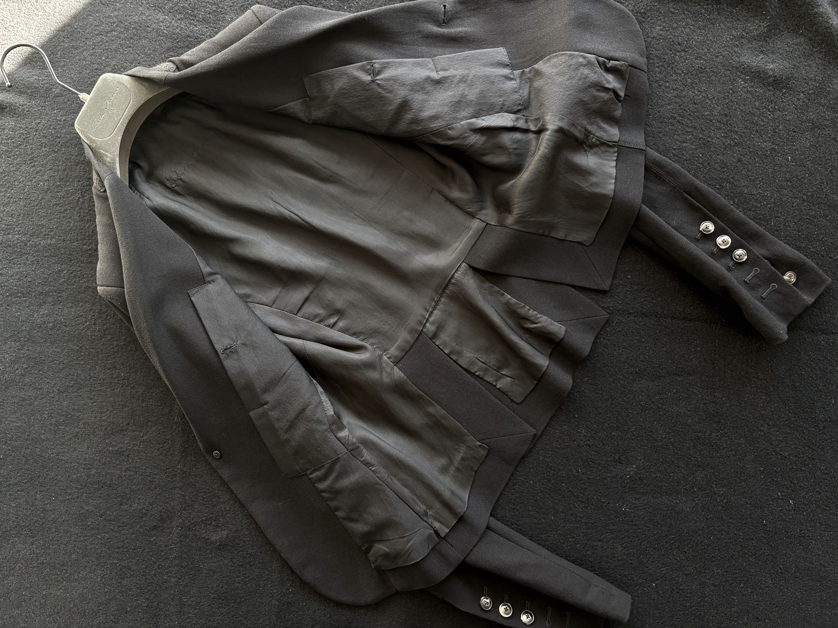 Rick Owens RICK OWENS WOMEN MEN'S SMALL BLAZER IT38 Size XS / US 0-2 / IT 36-38 - 8 Thumbnail