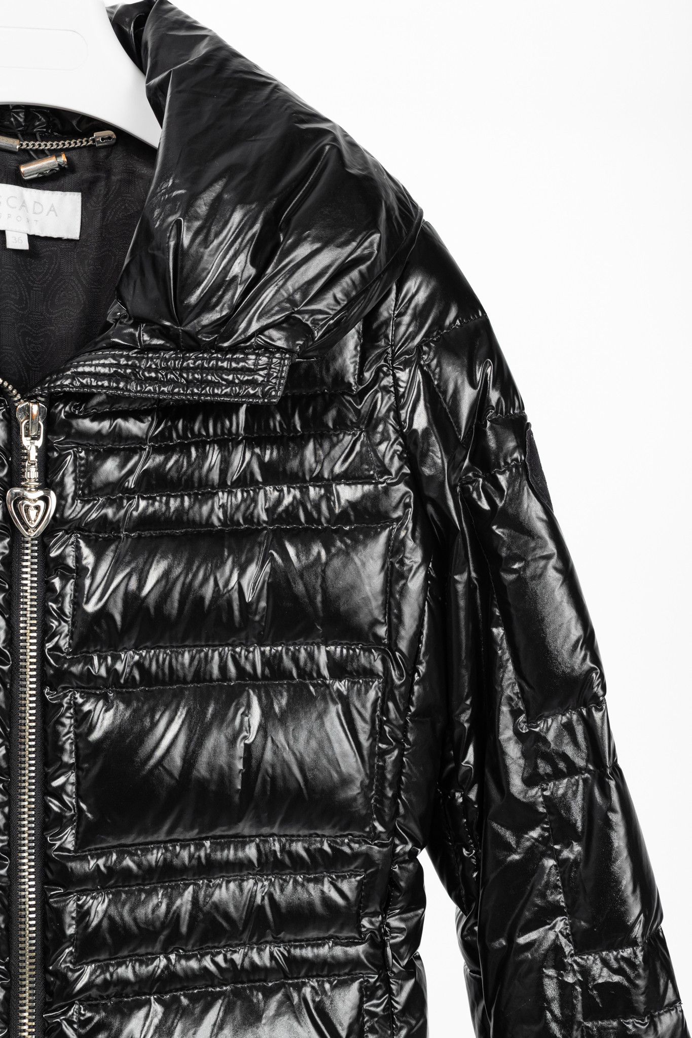 Escada Escada Sport Mari Black Nylon Quilted Puffer Jacket Size S / US 4 / IT 40 - 5 Thumbnail