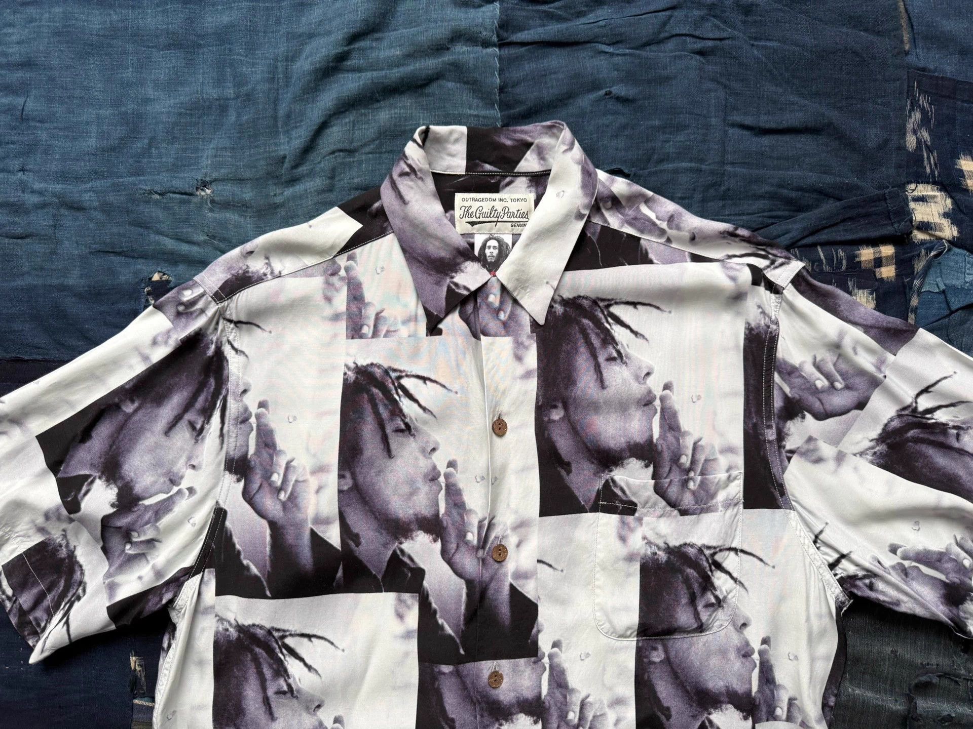 Wacko Maria Wacko Maria x 2Pac Hawaiian Shirt L Orange SS23 Size US L / EU 52-54 / 3 - 4 Thumbnail