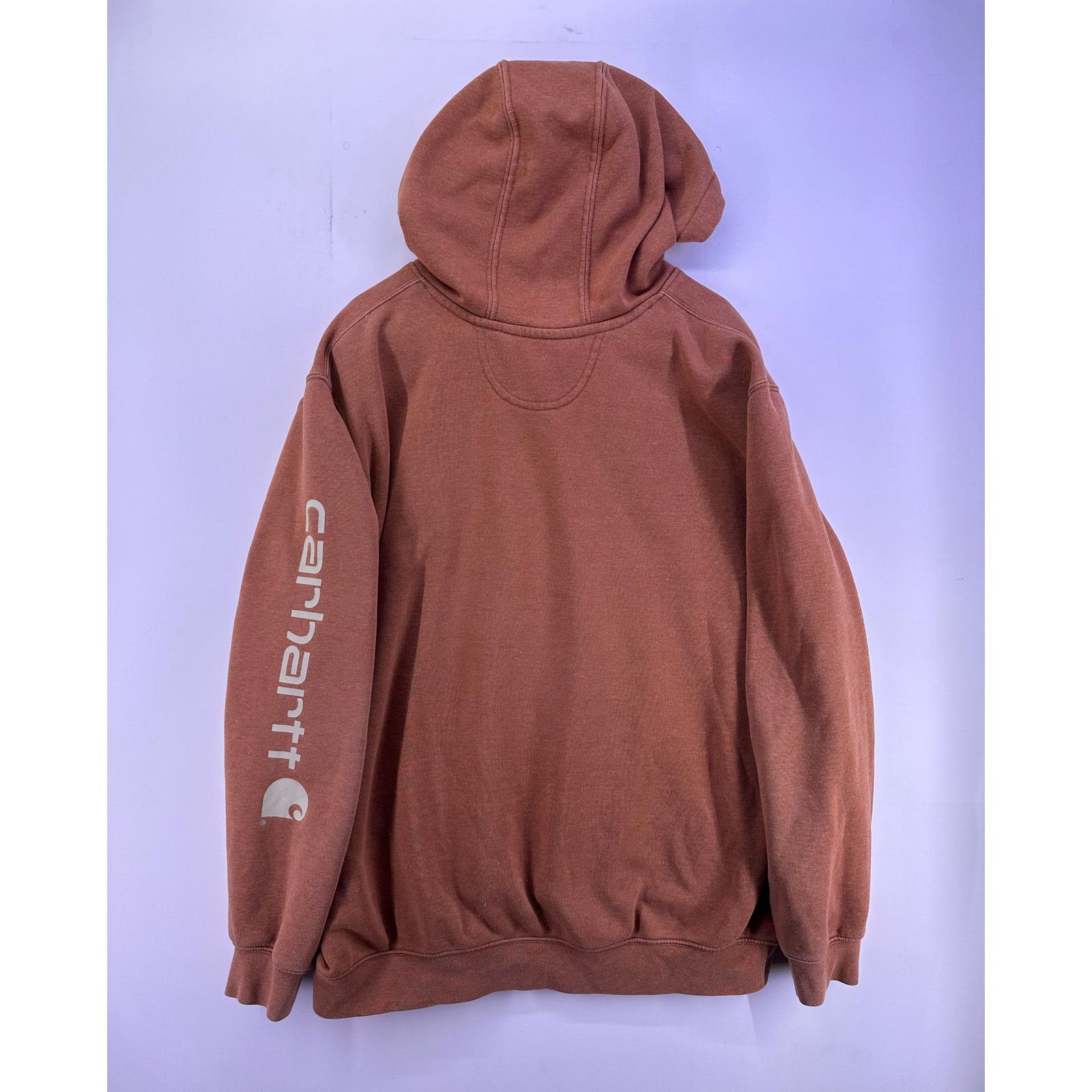 Carhartt Burnt Orange Carhartt Hoodie XL Loose Fit Size US XL / EU 56 / 4 - 8 Thumbnail