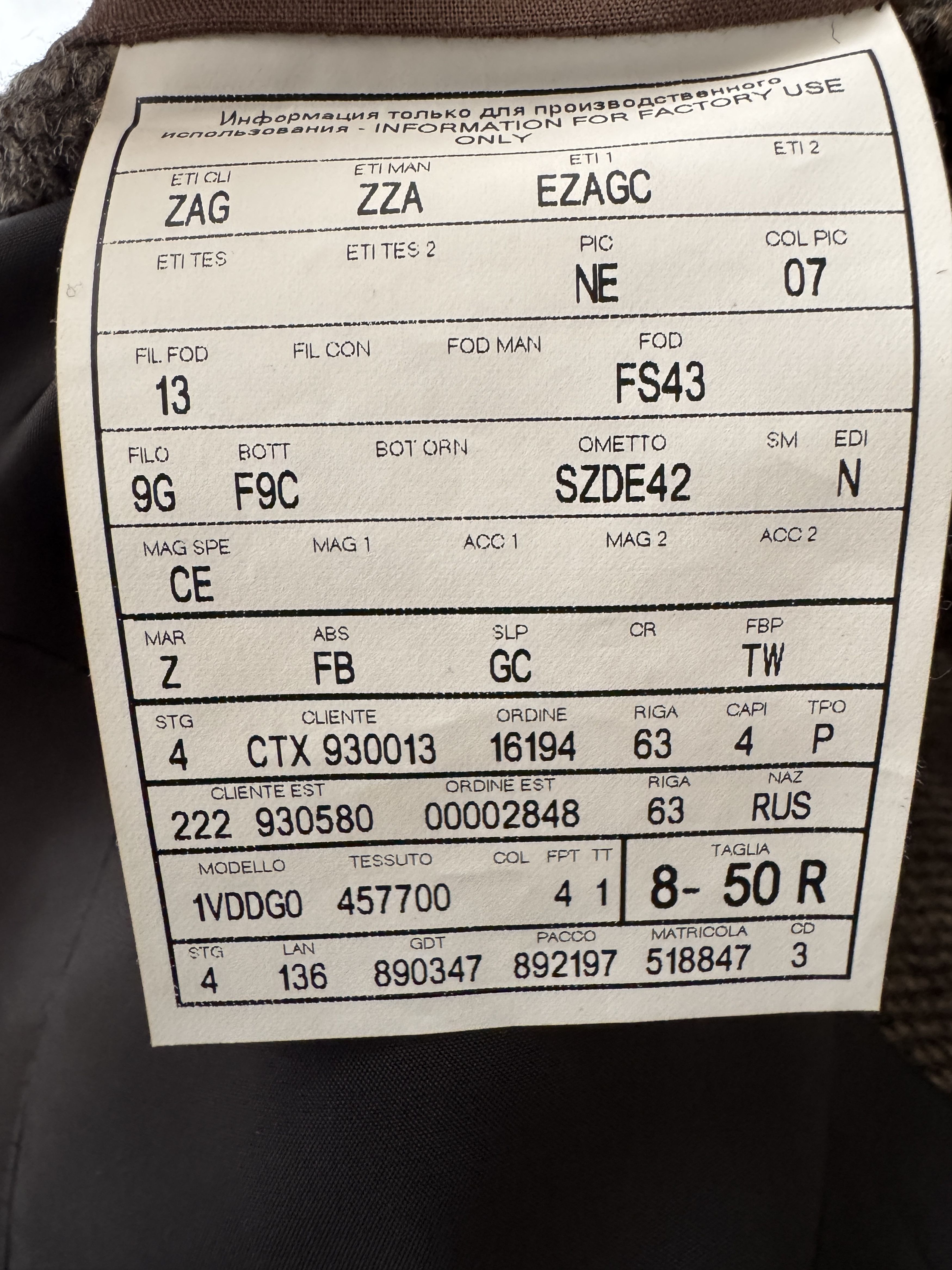 Z Zegna Zegna Wool Blazer Size 50R - 7 Thumbnail