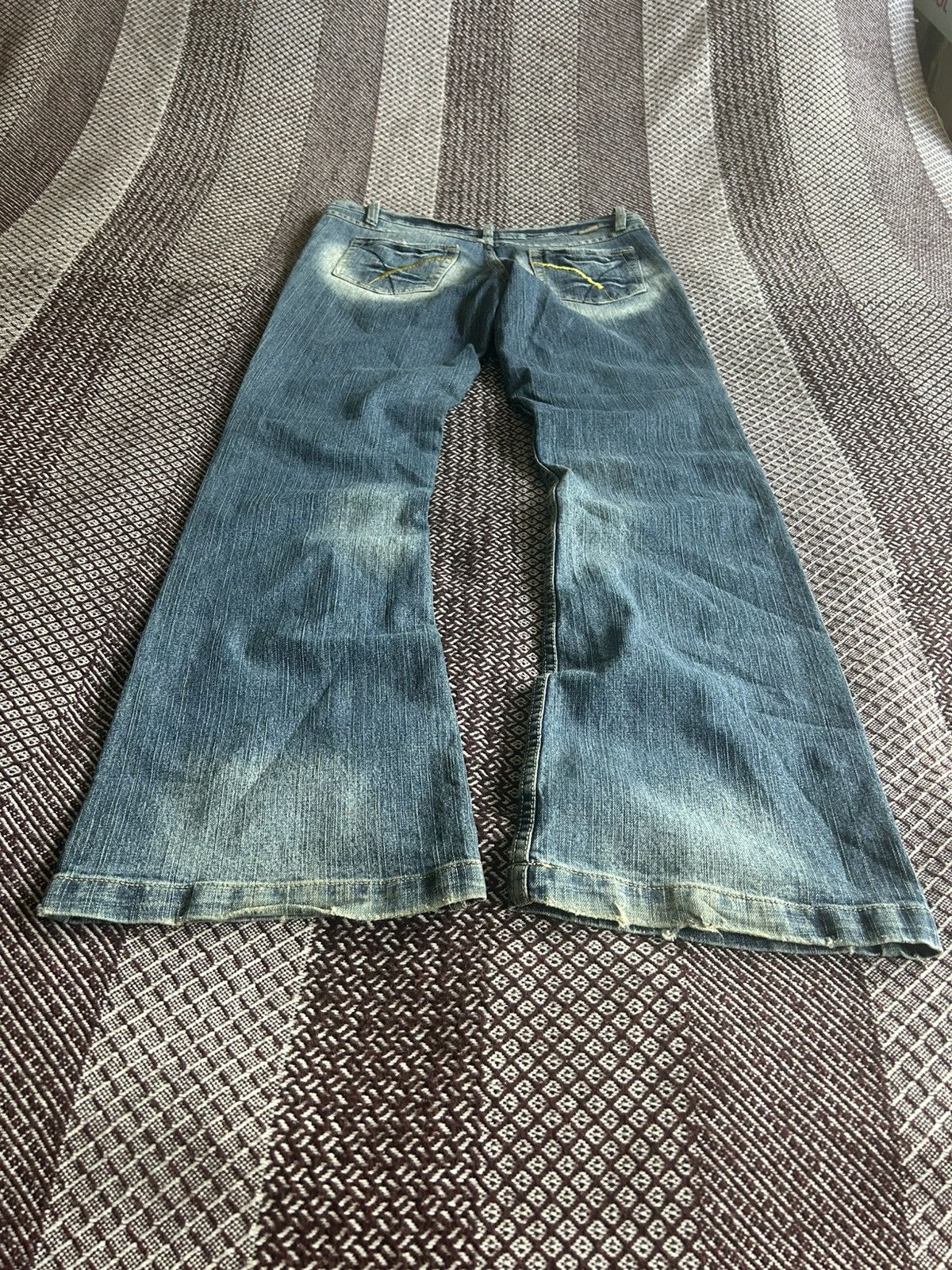Japanese Brand Vintage X-Mail Japanese Style Faded Jeans Flared Size 38 Y2K Size 28" / US 6 / IT 42 - 13 Thumbnail