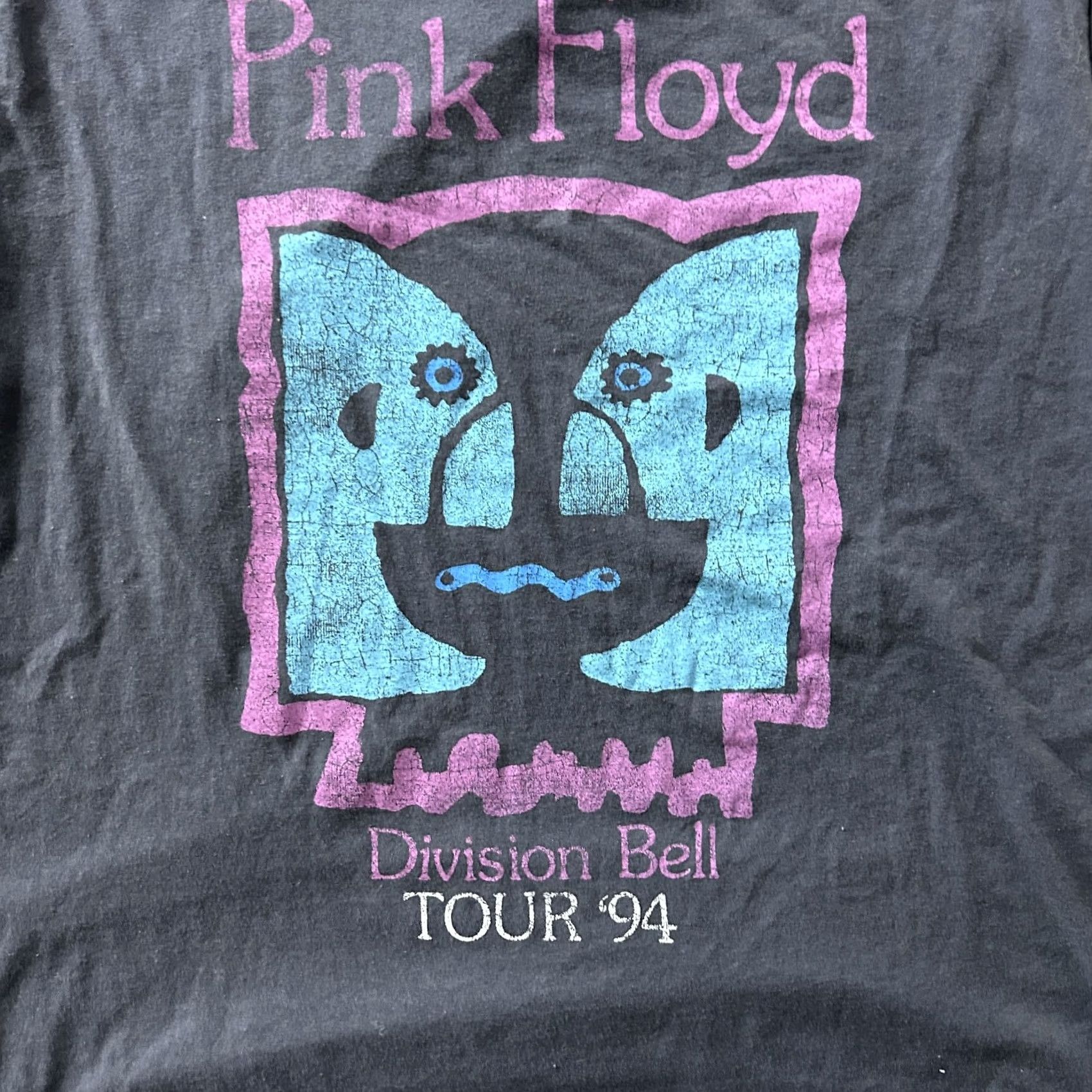 Vintage Pink Floyd Hybrid Apparel Shirt Mens XL Black Division Bell Tour 94 Tank T-Shirt Size US XL / EU 56 / 4 - 2 Thumbnail
