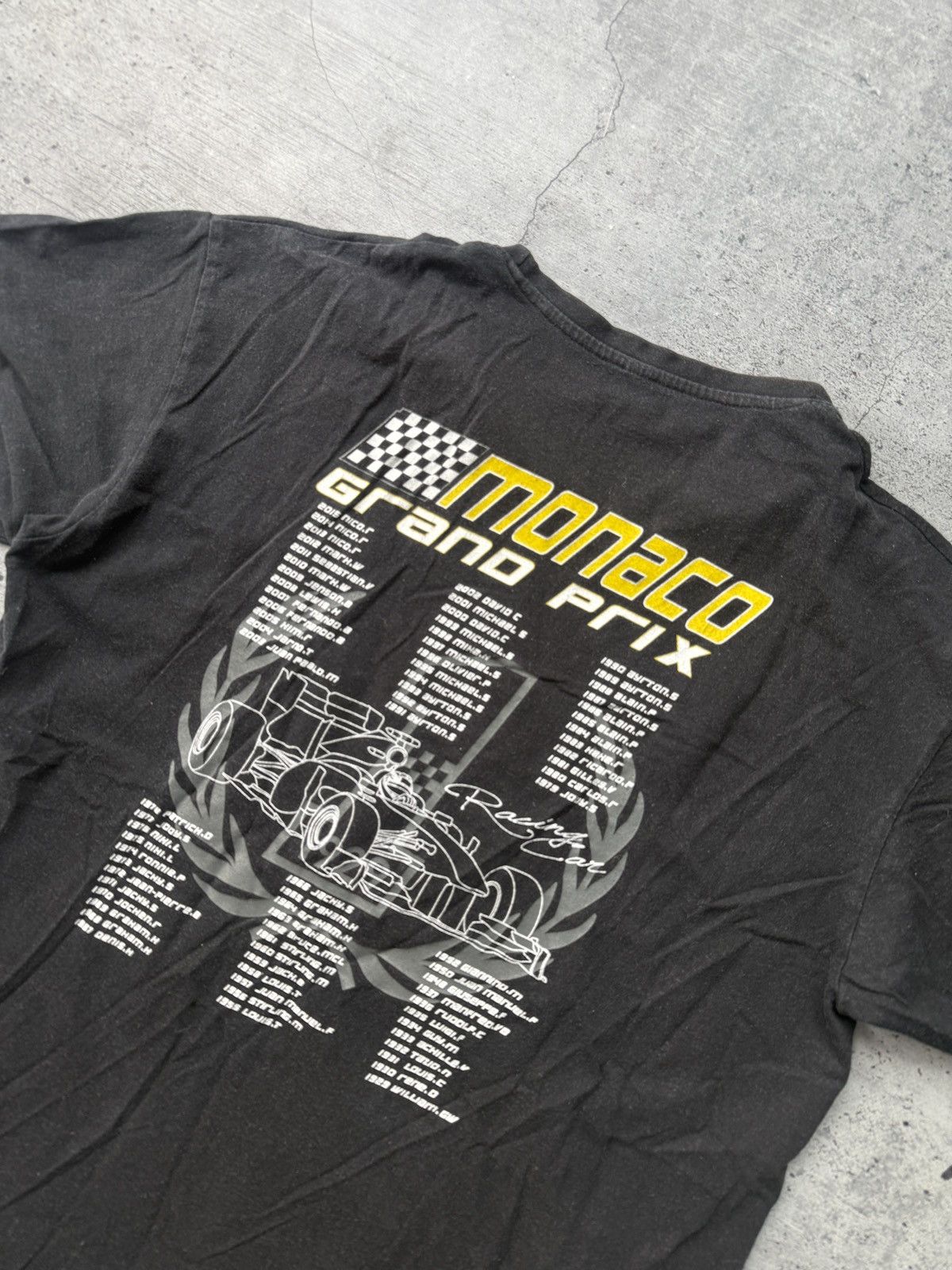 Vintage Vintage Monaco Grand Prix Formula 1 Racing T-Shirt Size L Size US L / EU 52-54 / 3 - 7 Thumbnail