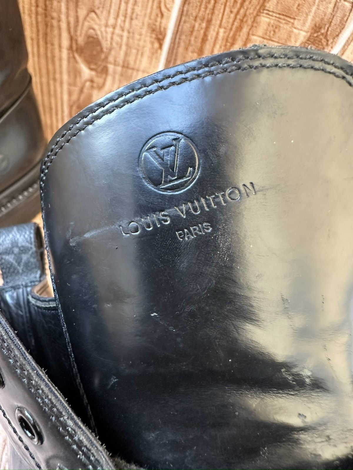Fragment Design × Louis Vuitton Louis Vuitton X Fragment Black Ice Leather boots Size US 9 / EU 42 - 17 Thumbnail
