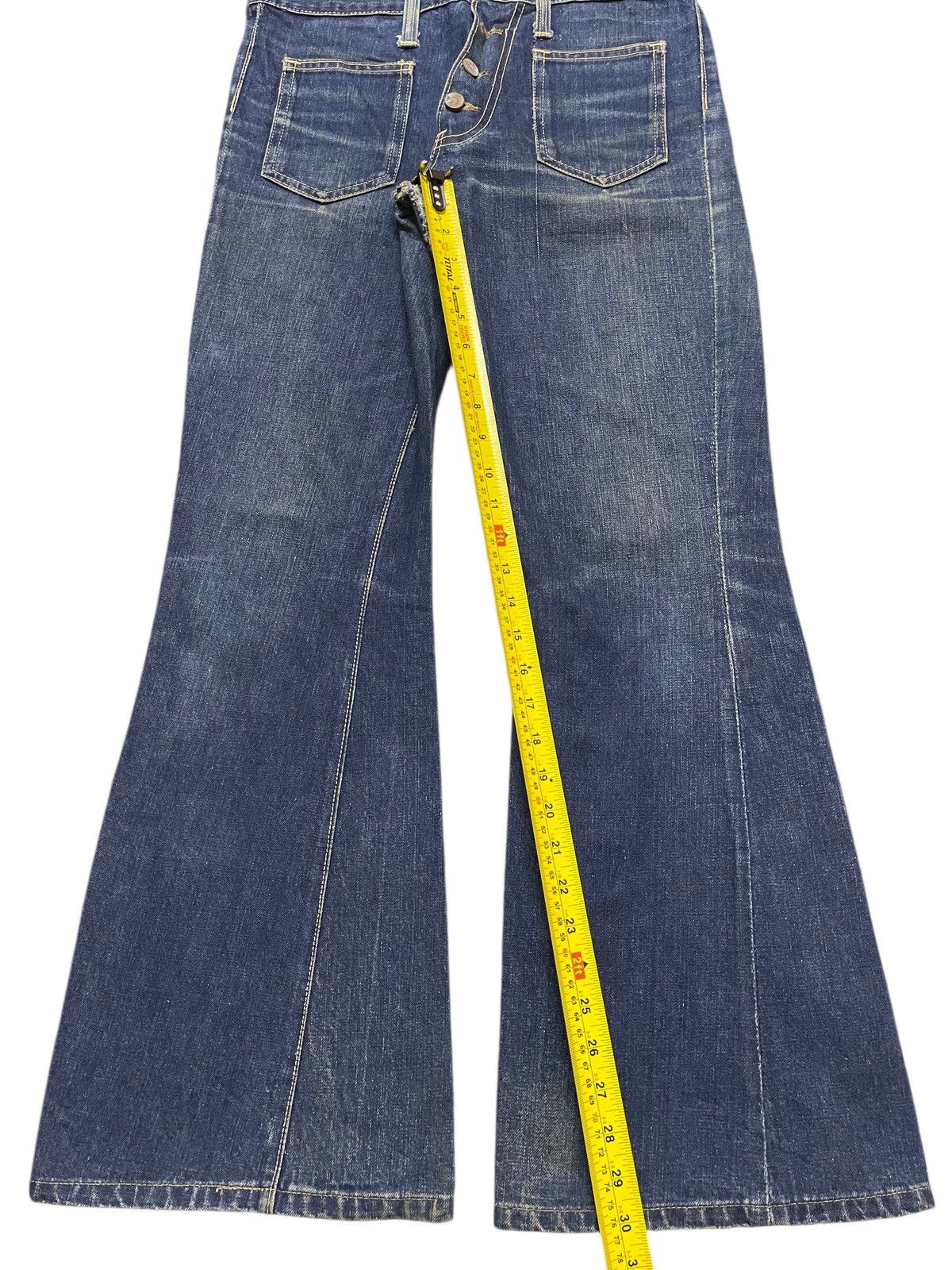 Edwin Vintage 70s Edwin 359 Bush Pants Spiral Bootcut Bell Bottom Size US 31 - 14 Thumbnail