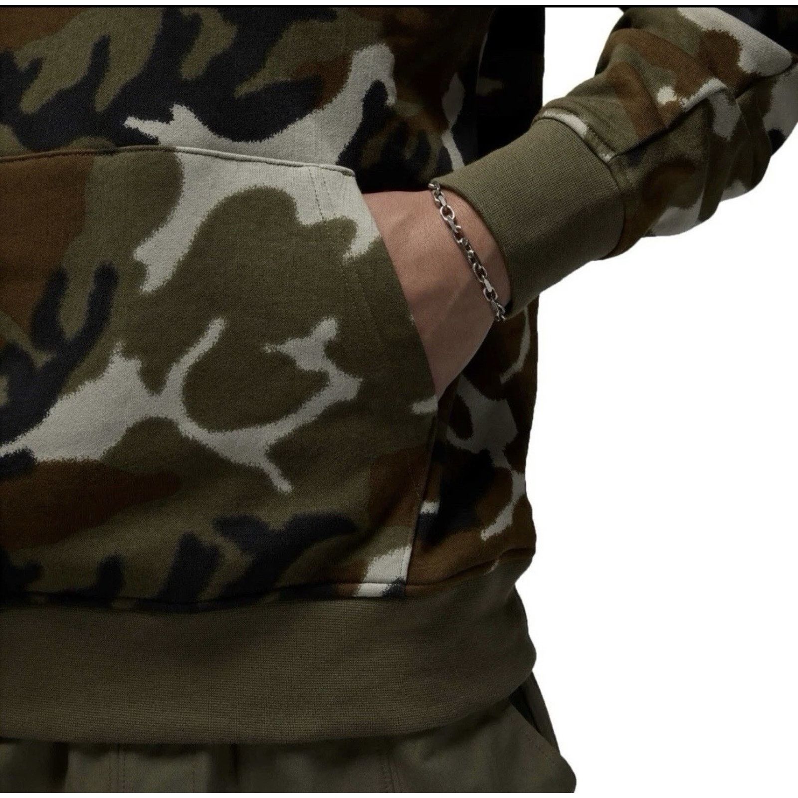 Jordan Brand Nike Air Jordan MVP Camo Hoodie Large Fleece Sweatshirt Size US L / EU 52-54 / 3 - 5 Thumbnail