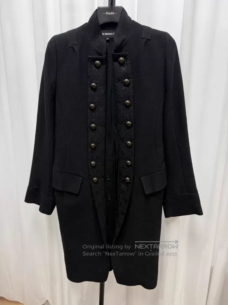 Ann Demeulemeester Ann Demeulemeester Court Napoleon coat with structured bac Size 4XL / US 24-26 - 1 Thumbnail