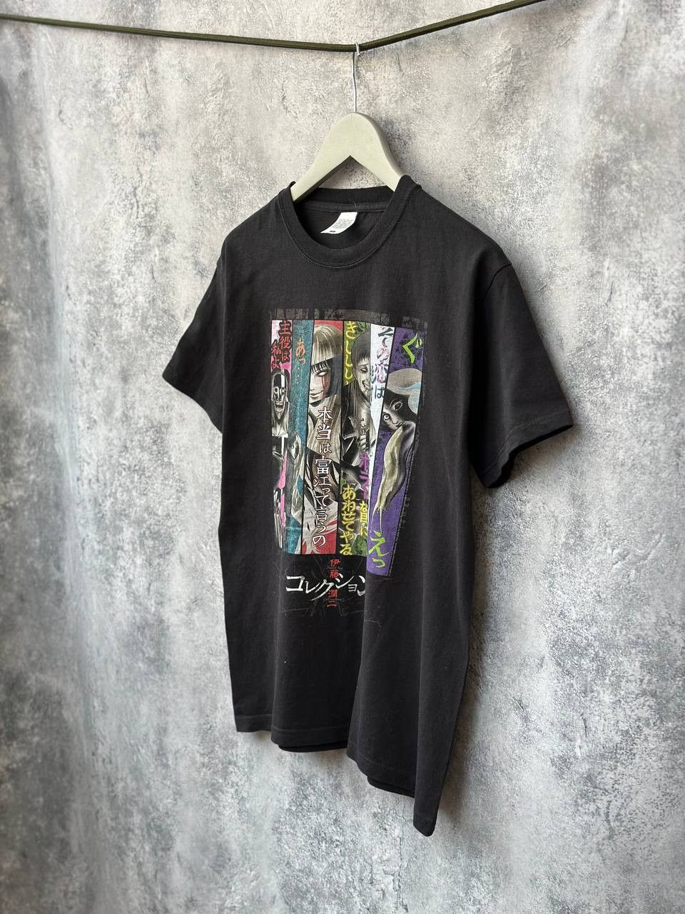 Anime JUNJI ITO ANIME T SHIRT JAPANESE HORROR MANGA ART Size US M / EU 48-50 / 2 - 2 Thumbnail