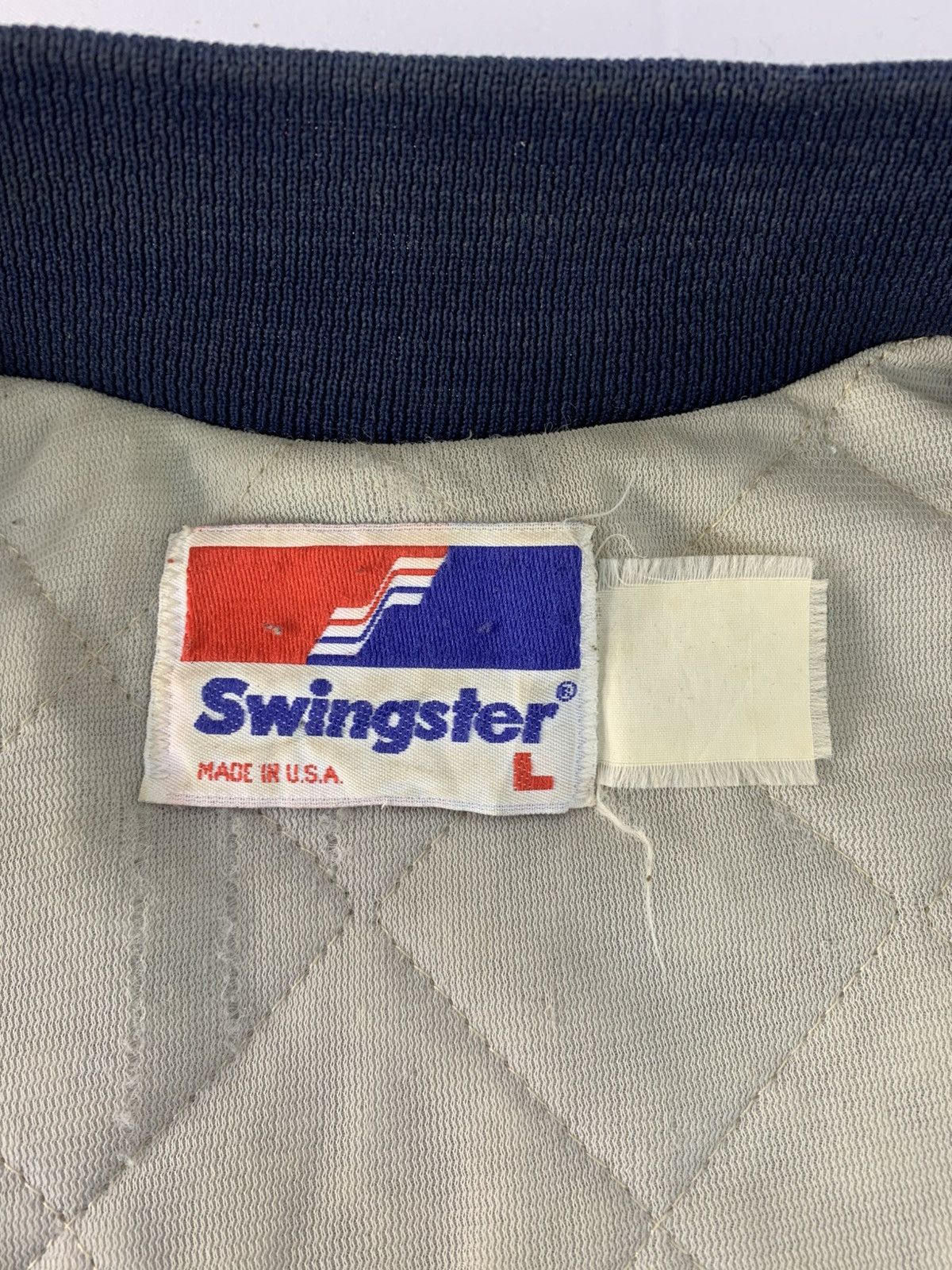 Swingster Swingster Braves Usa Varsity Bomber Jacket Padded Size US L / EU 52-54 / 3 - 6 Thumbnail