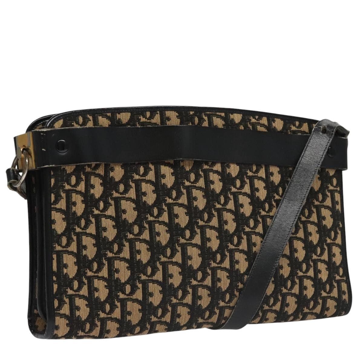 Dior DIOR Trotter Canvas Shoulder Bag Navy Size ONE SIZE - 1 Thumbnail